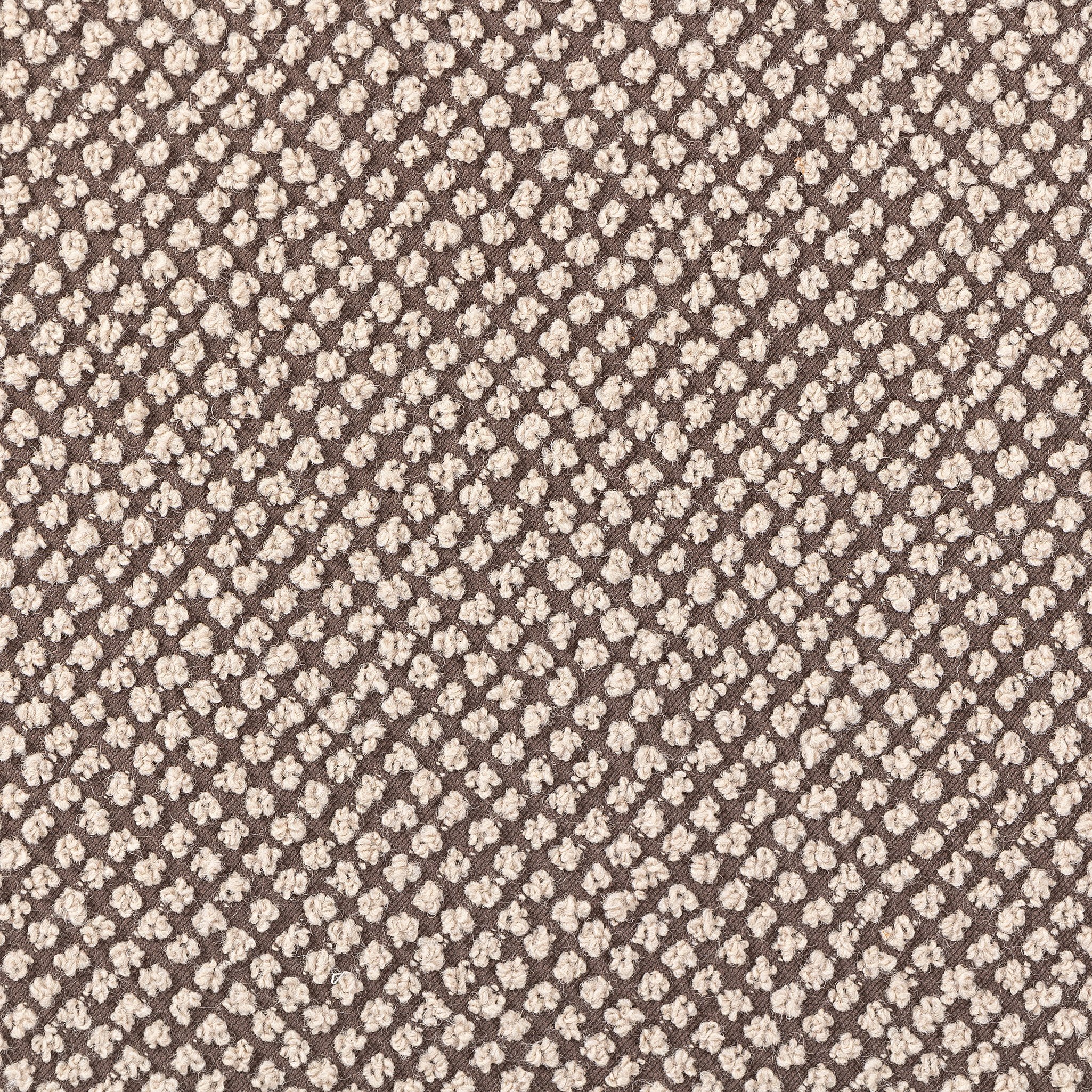 Four Hands Sinclair Round Ottoman — Barrow Taupe-Sienna Brown