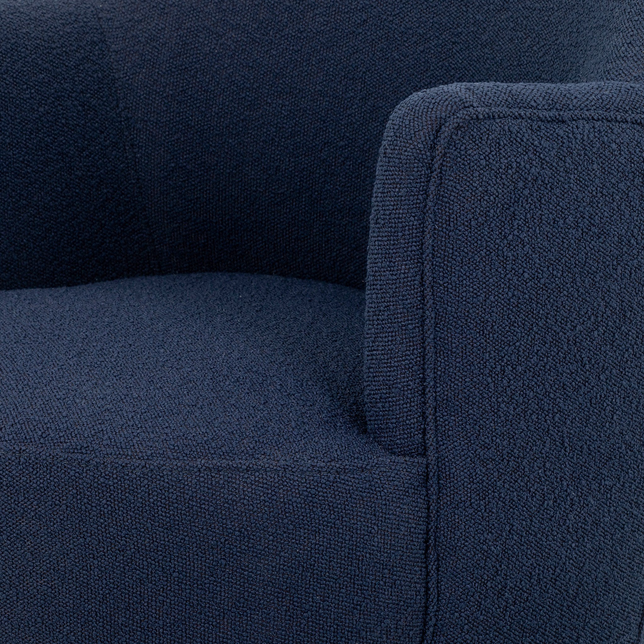 Four Hands Aurora Swivel Chair — Copenhagen Indigo-Distressed Natural
