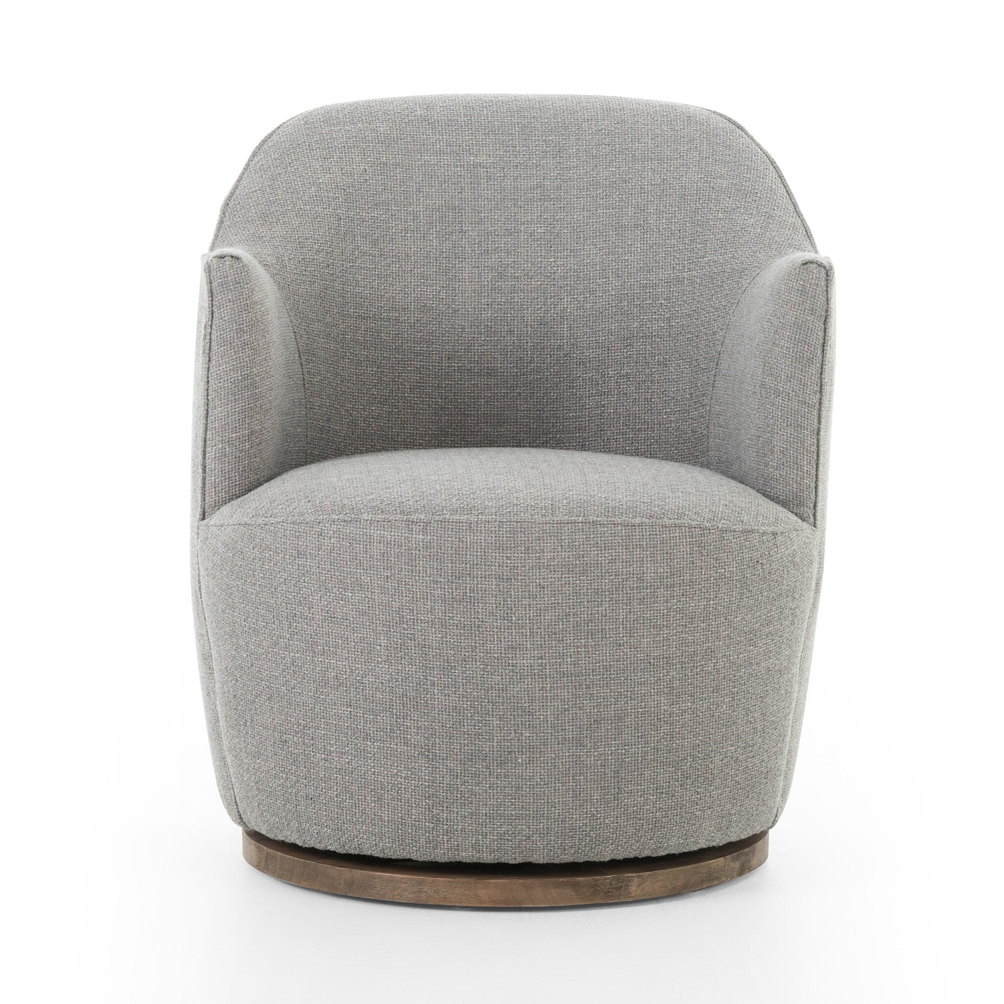 Four Hands Aurora Swivel Chair — Gibson Silver-Distressed Natural