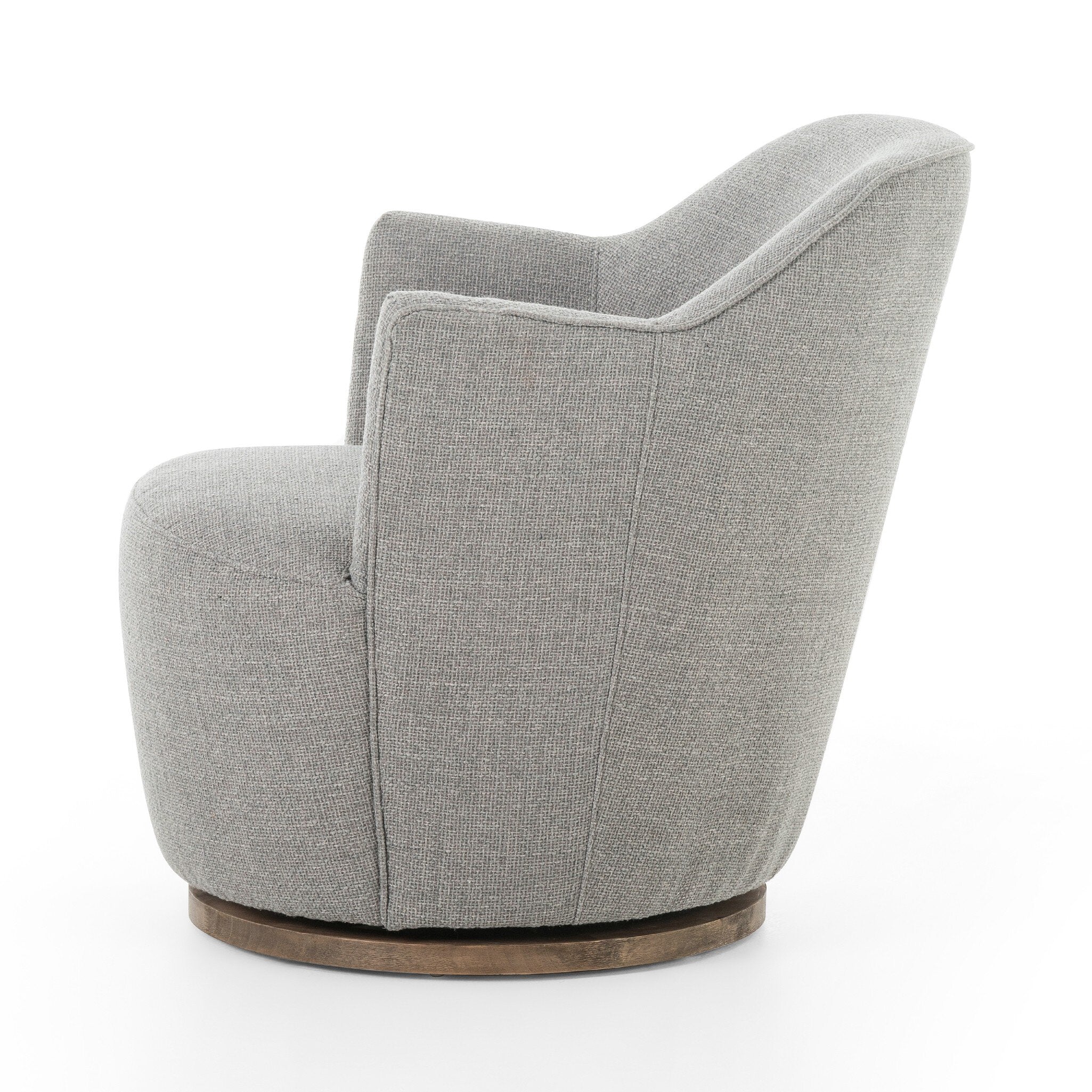 Four Hands Aurora Swivel Chair — Gibson Silver-Distressed Natural