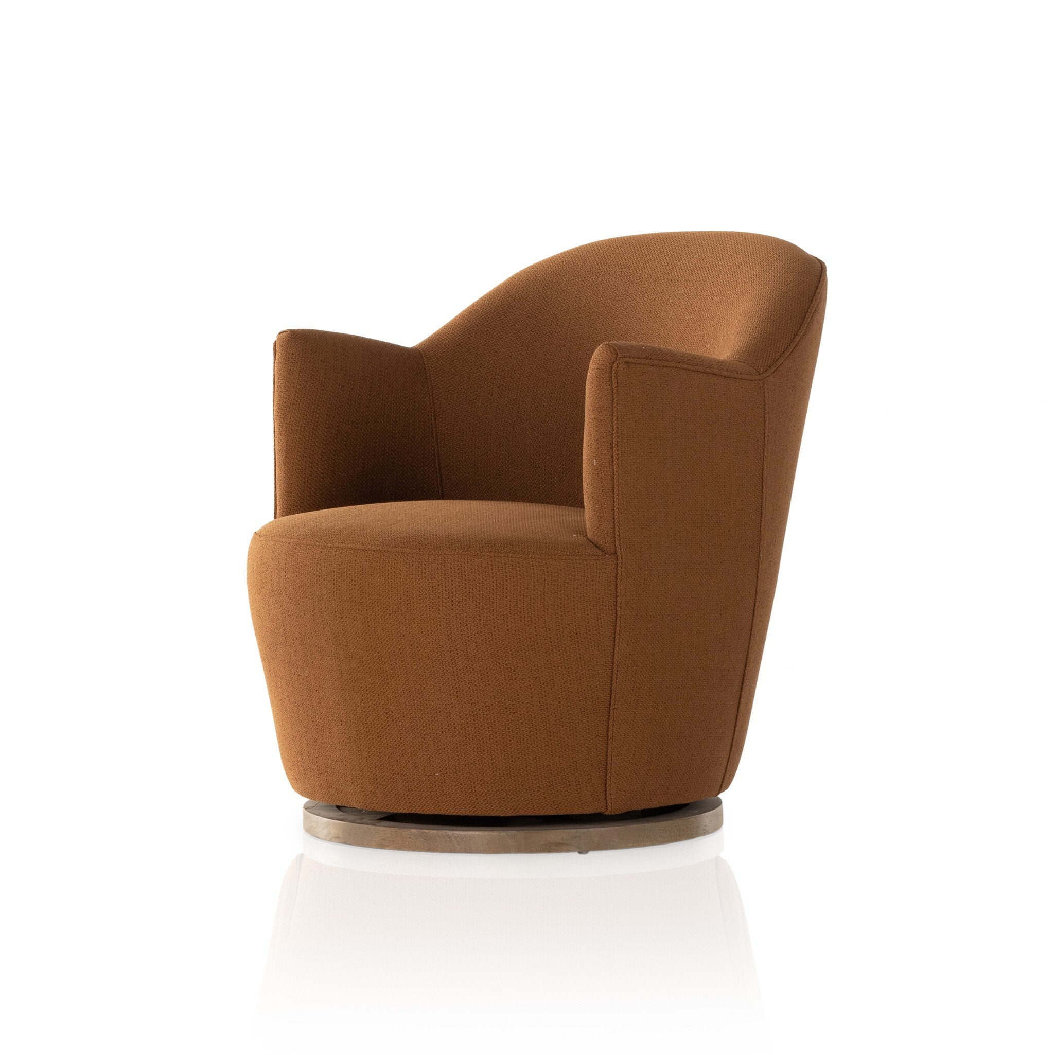 Four Hands Aurora Swivel Chair — Patton Burnish-Distressed Natural
