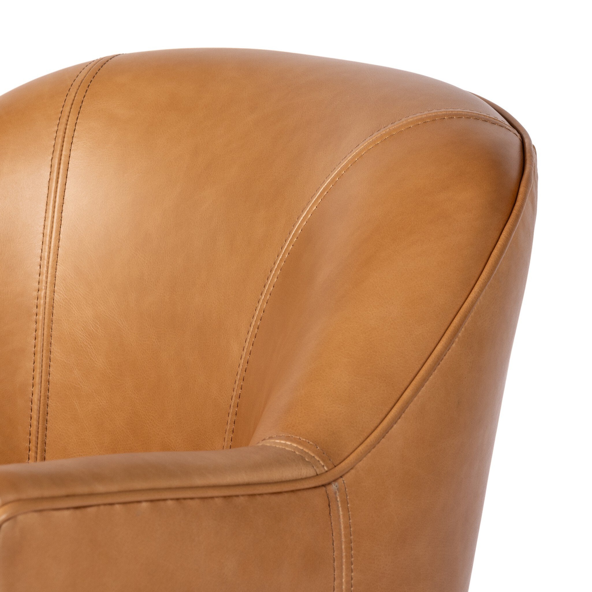 Four Hands Aurora Swivel Chair — Sonoma Butterscotch-Distressed Natural