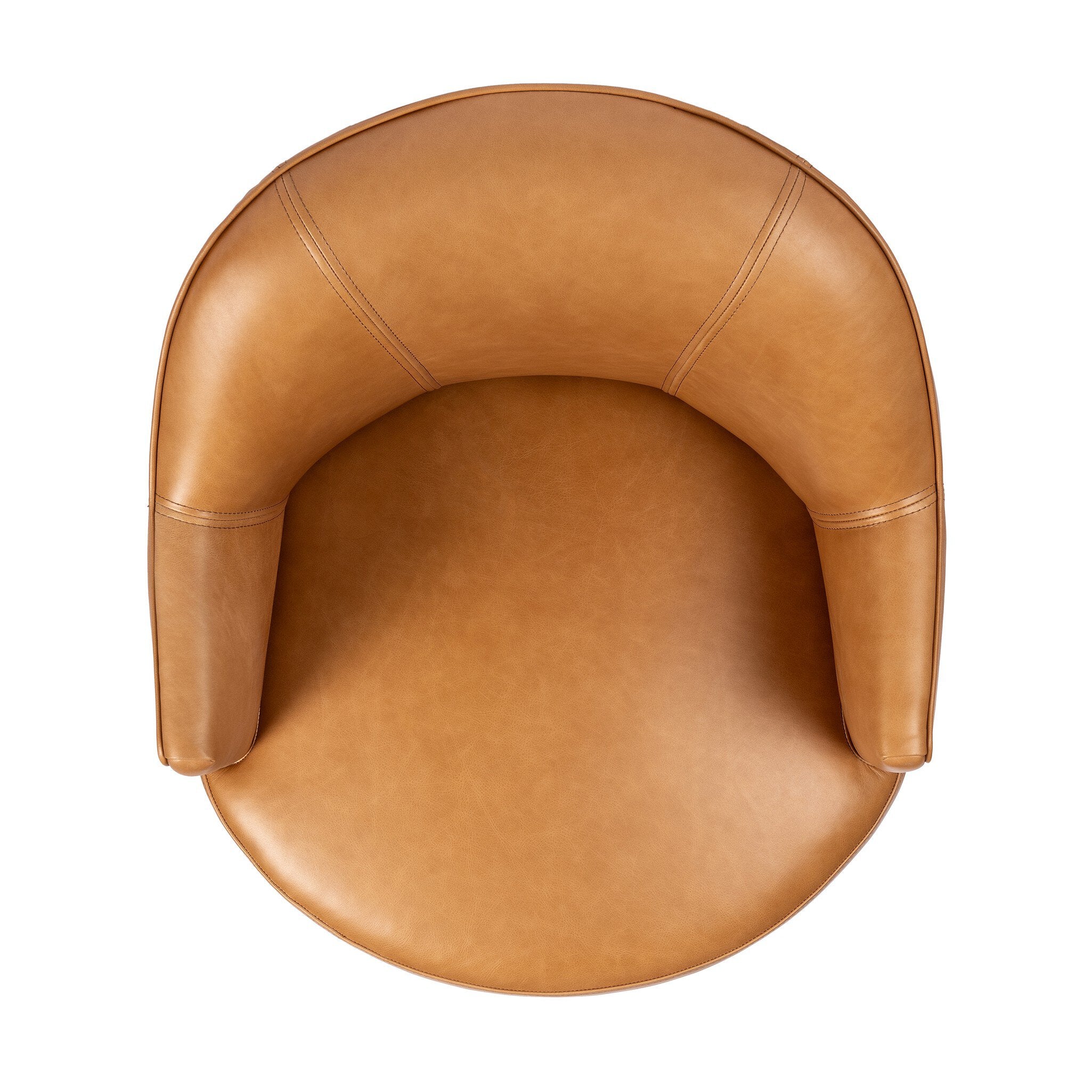 Four Hands Aurora Swivel Chair — Sonoma Butterscotch-Distressed Natural