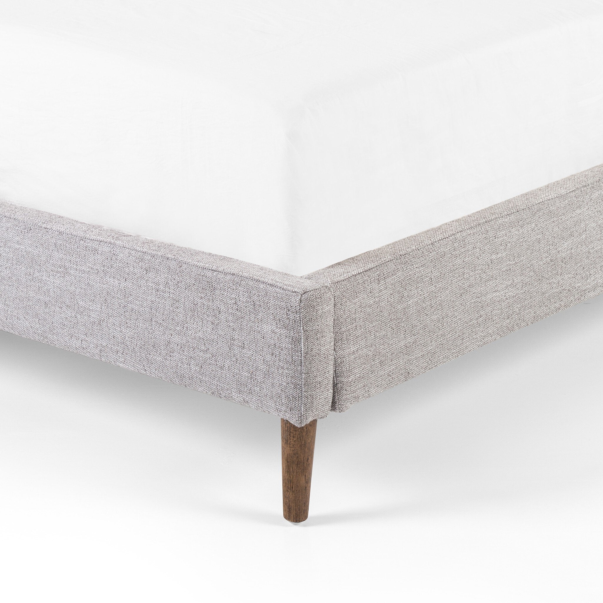Four Hands Potter Bed — Manor Grey-Distressed Natural-King