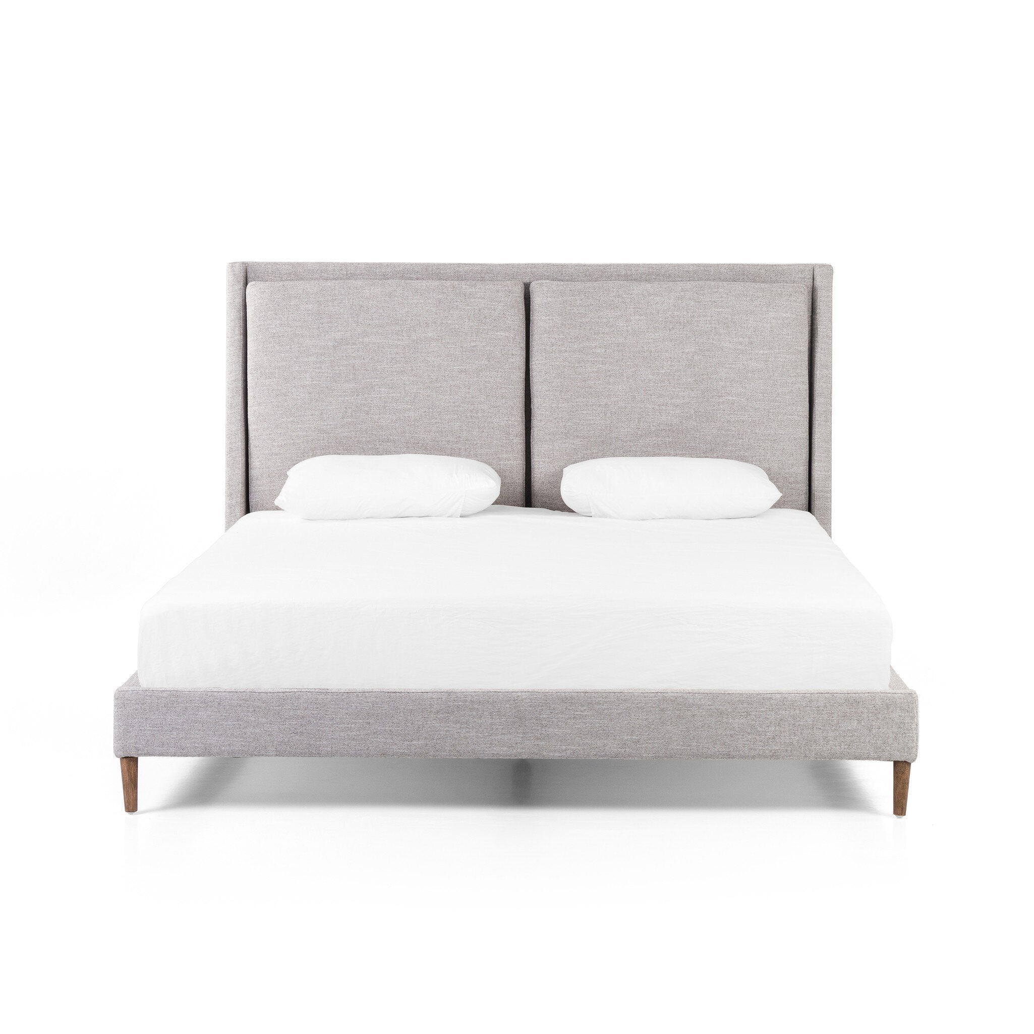 Four Hands Potter Bed — Manor Grey-Distressed Natural-King