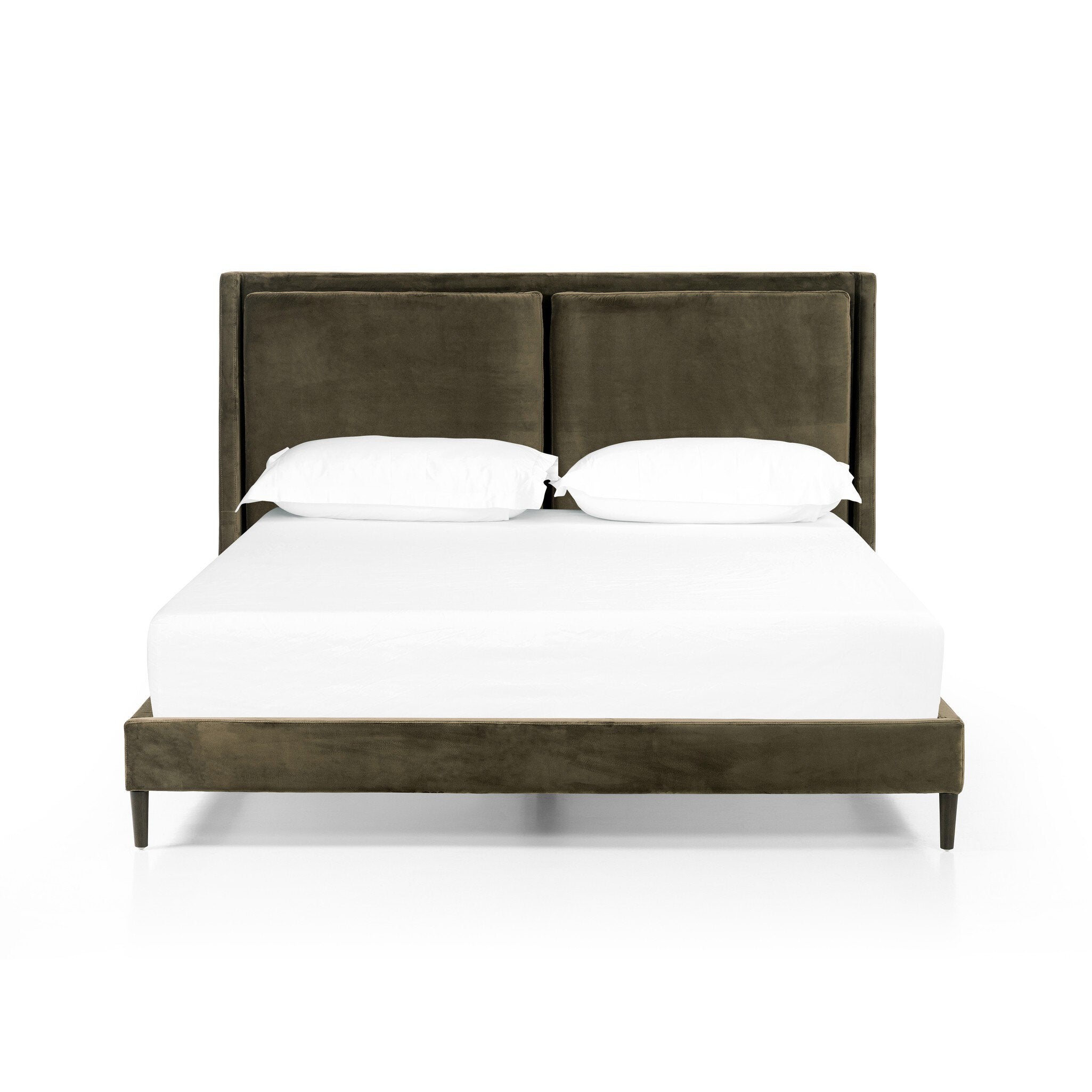 Four Hands Potter Bed — Surrey Olive-Burnt Oak-King