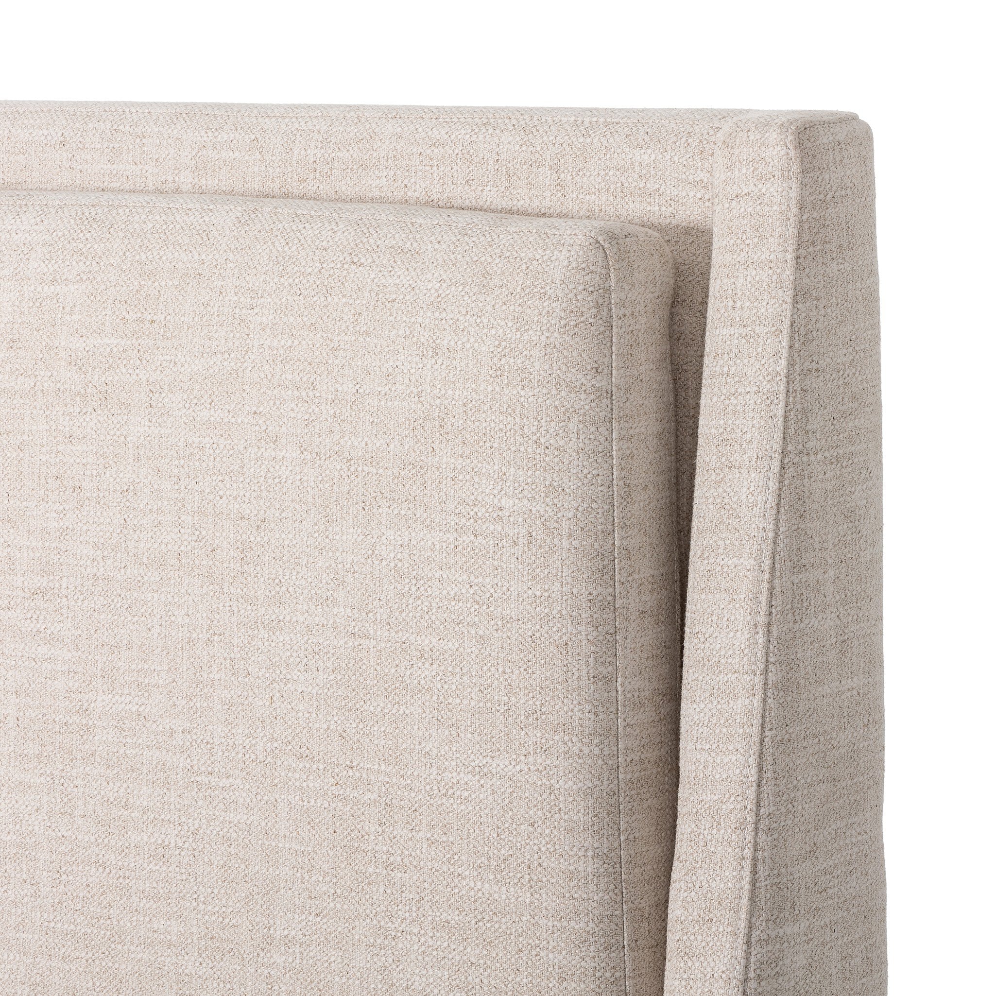 Four Hands Potter Bed — Dover Crescent-Distressed Natural-Twin