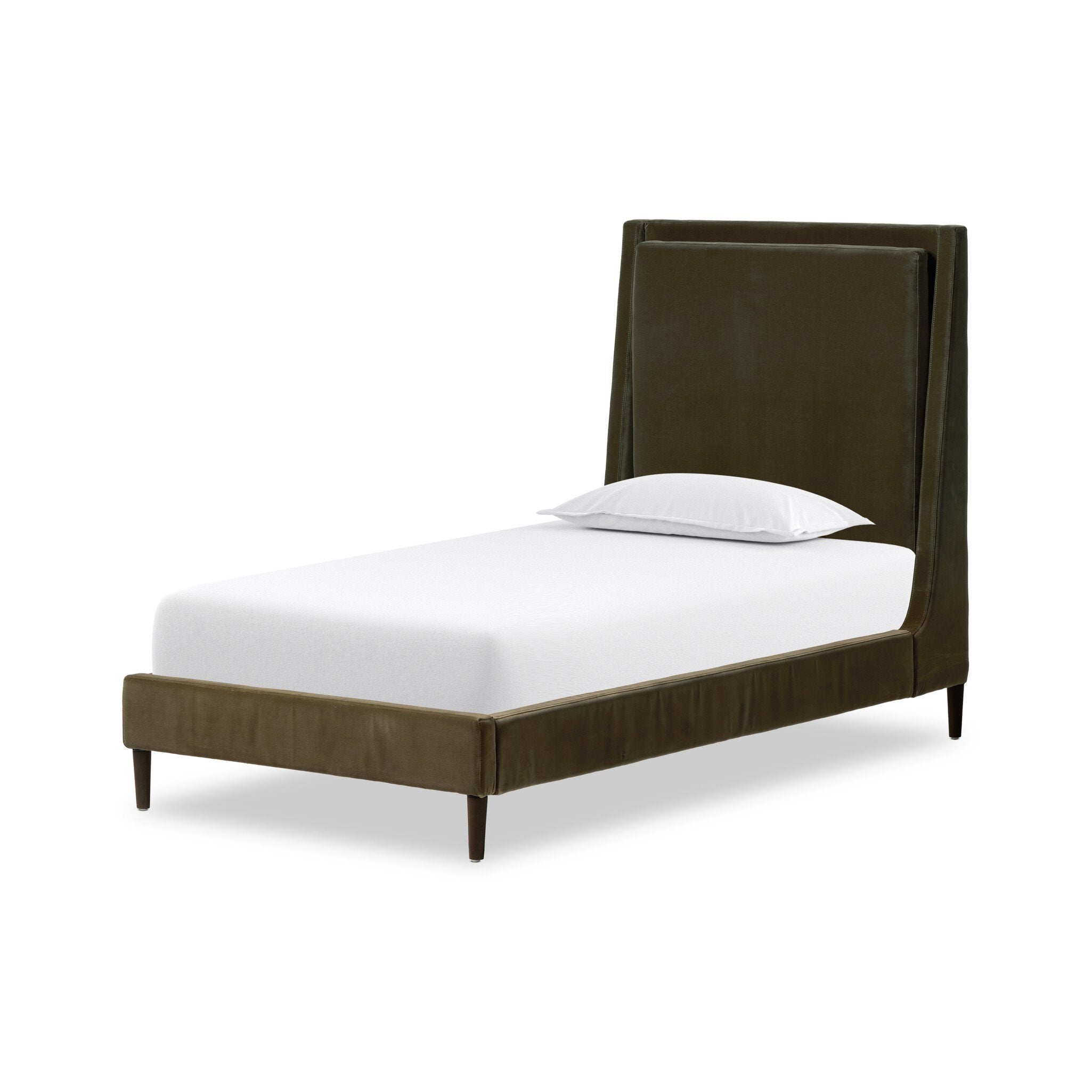 Four Hands Potter Bed — Surrey Olive-Burnt Oak-Twin