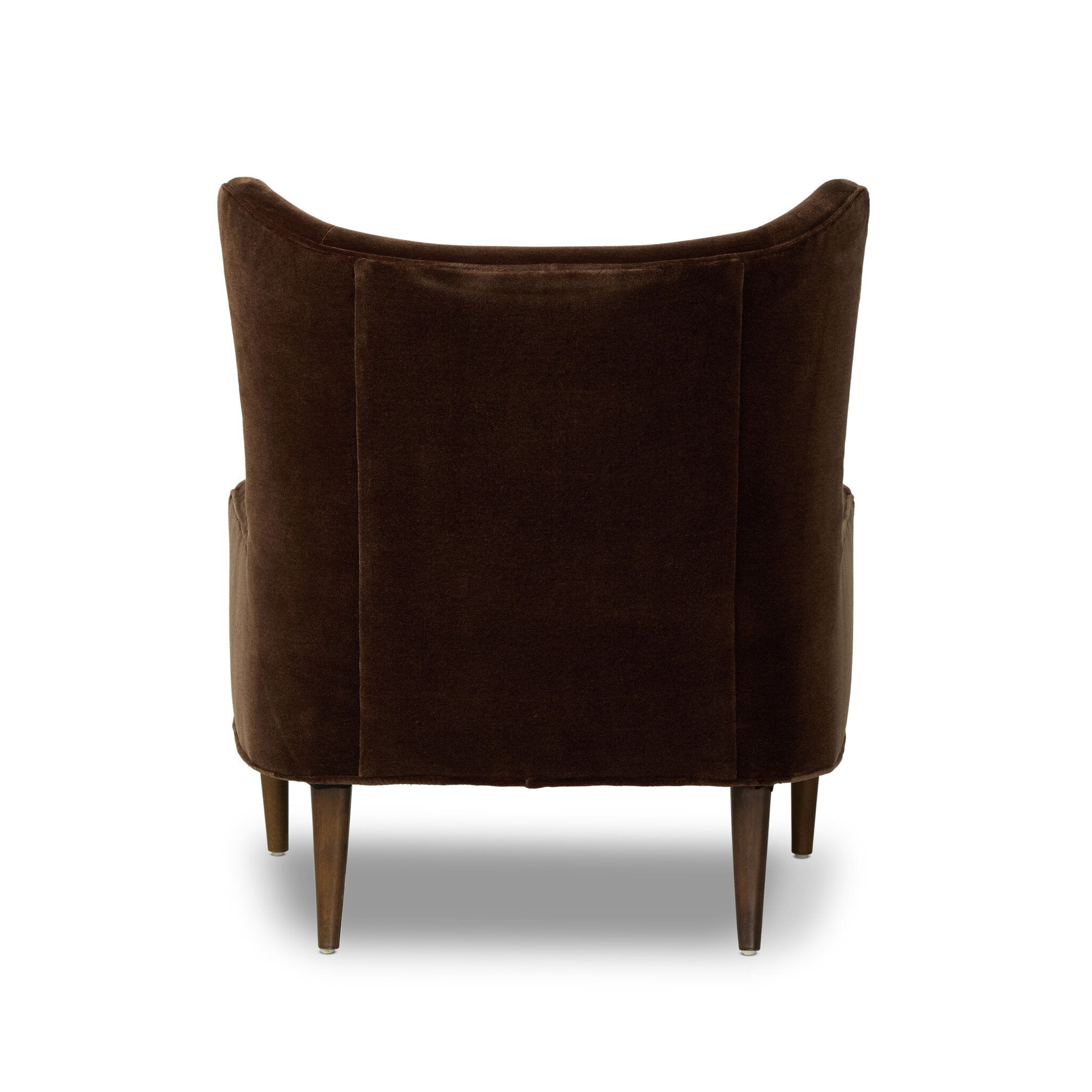 Four Hands Marlow Wing Chair — Monte Chocolate-Almond