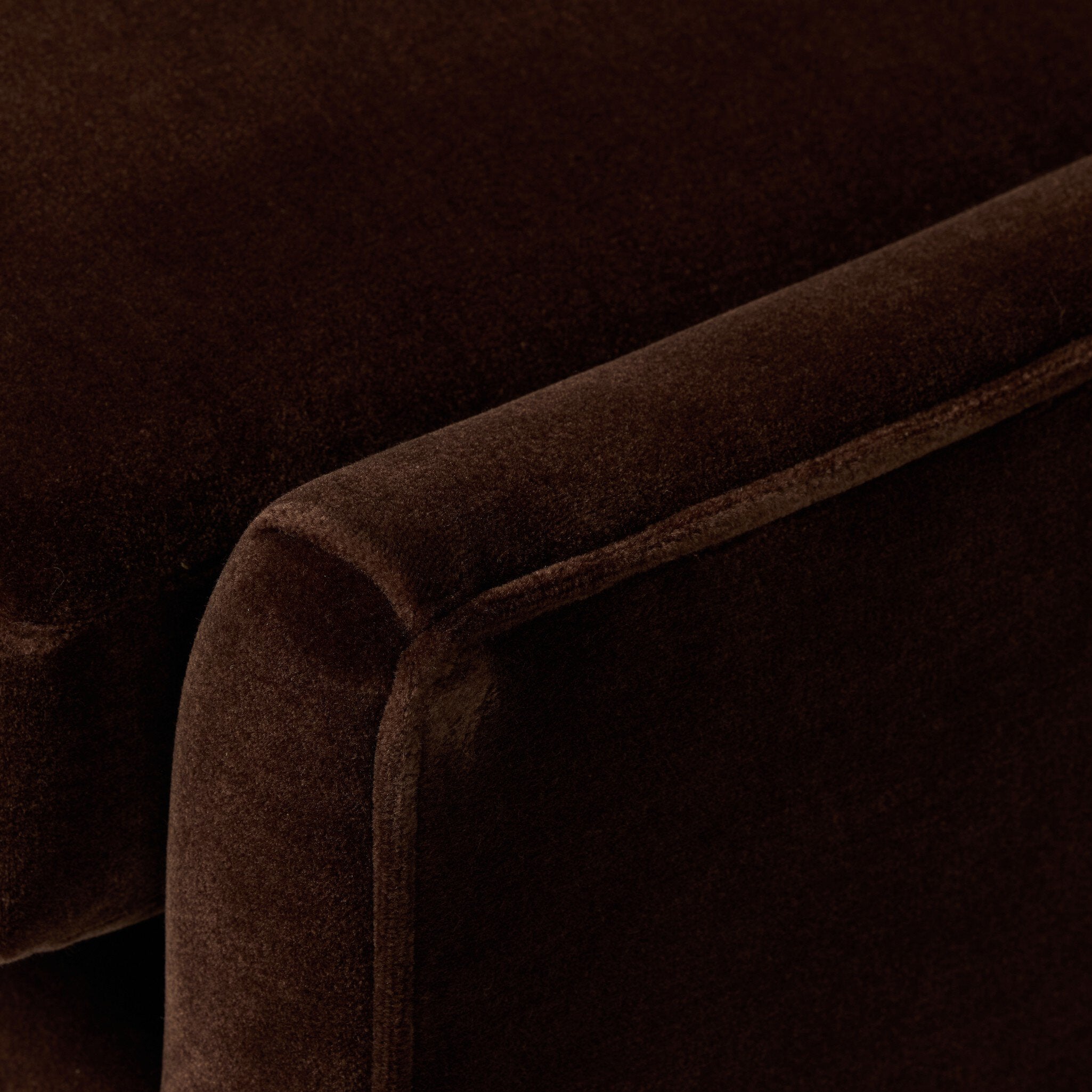Four Hands Marlow Wing Chair — Monte Chocolate-Almond