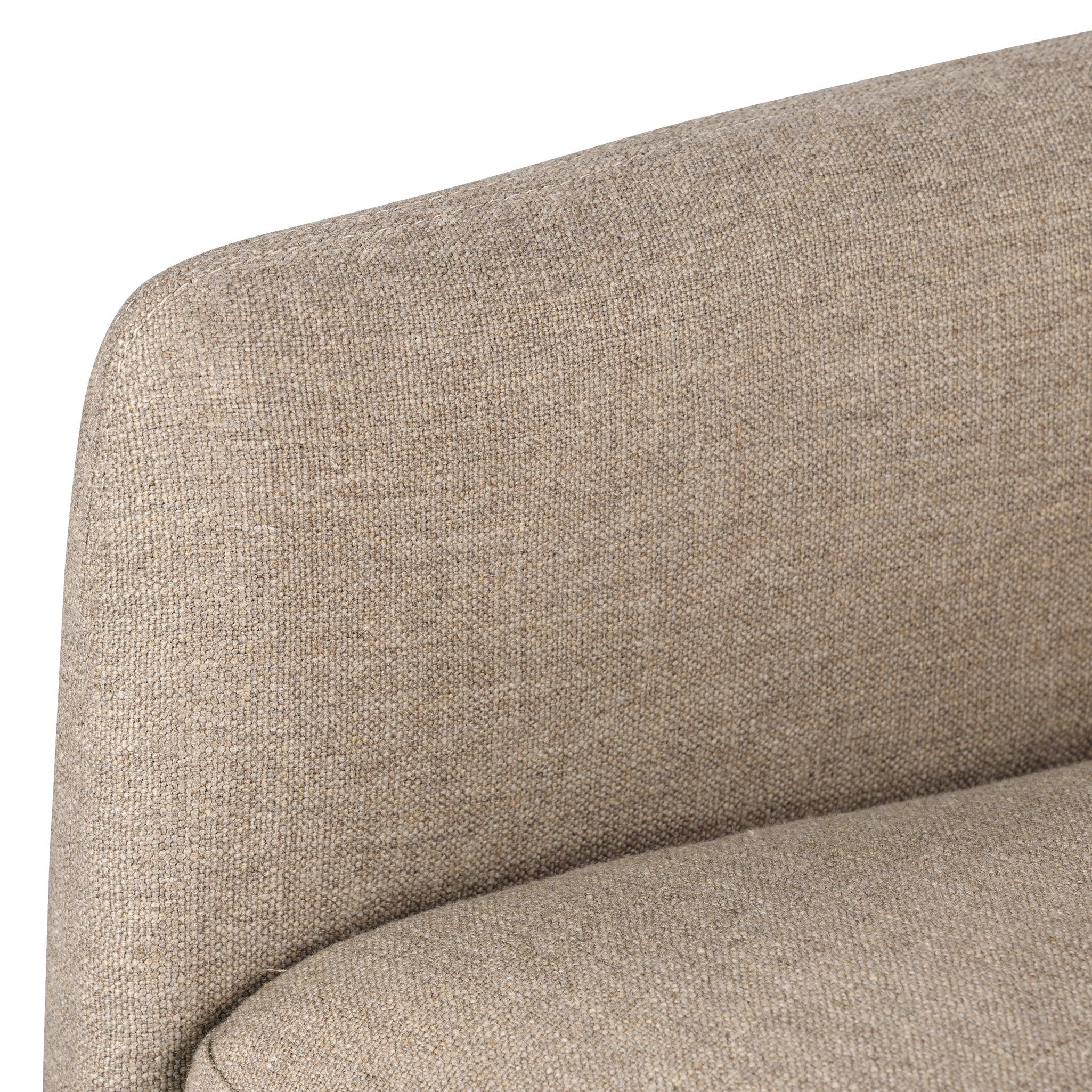Four Hands Banks Slipcover Swivel Chair — Alcala Taupe
