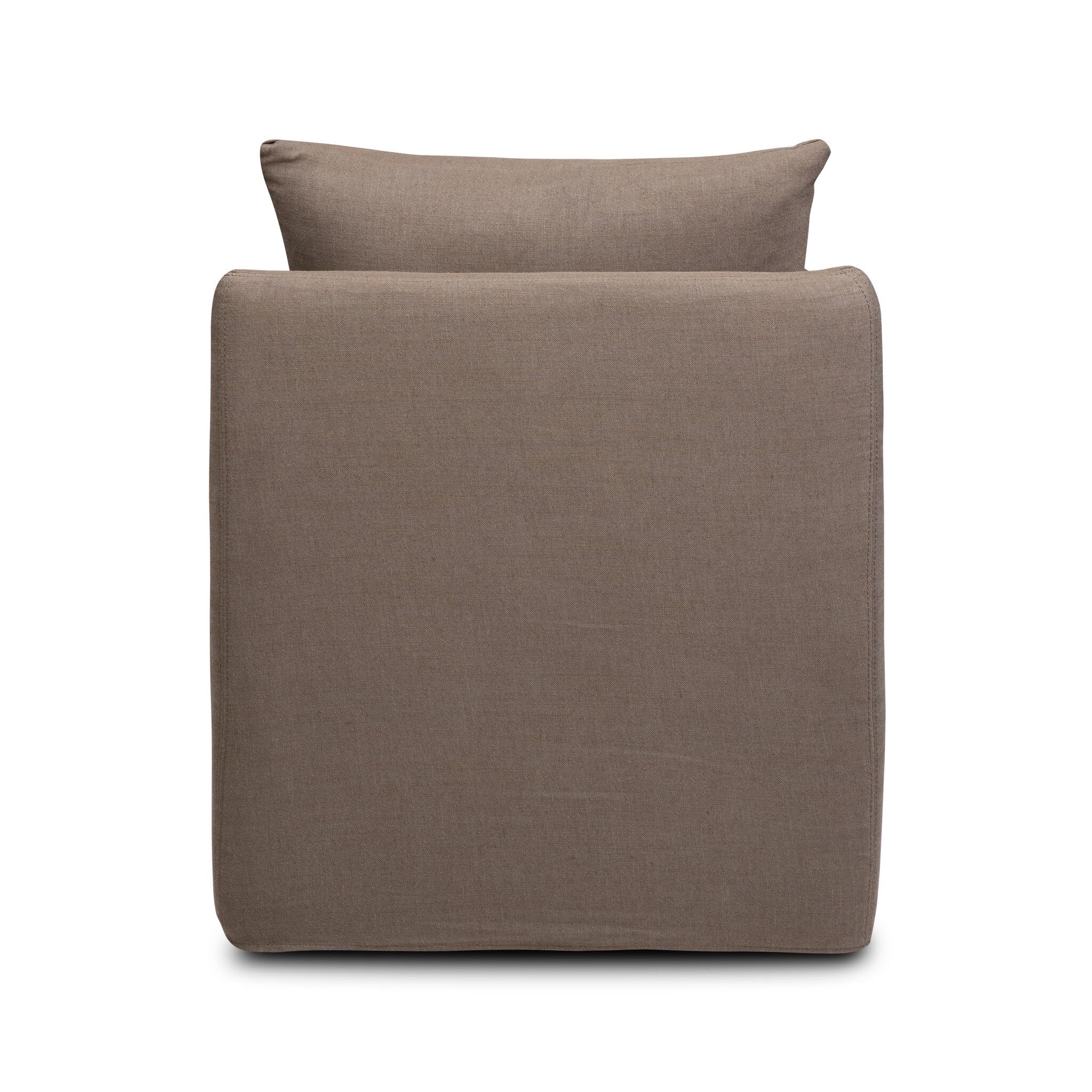 Four Hands Banks Slipcover Swivel Chair — Savoy Coffee