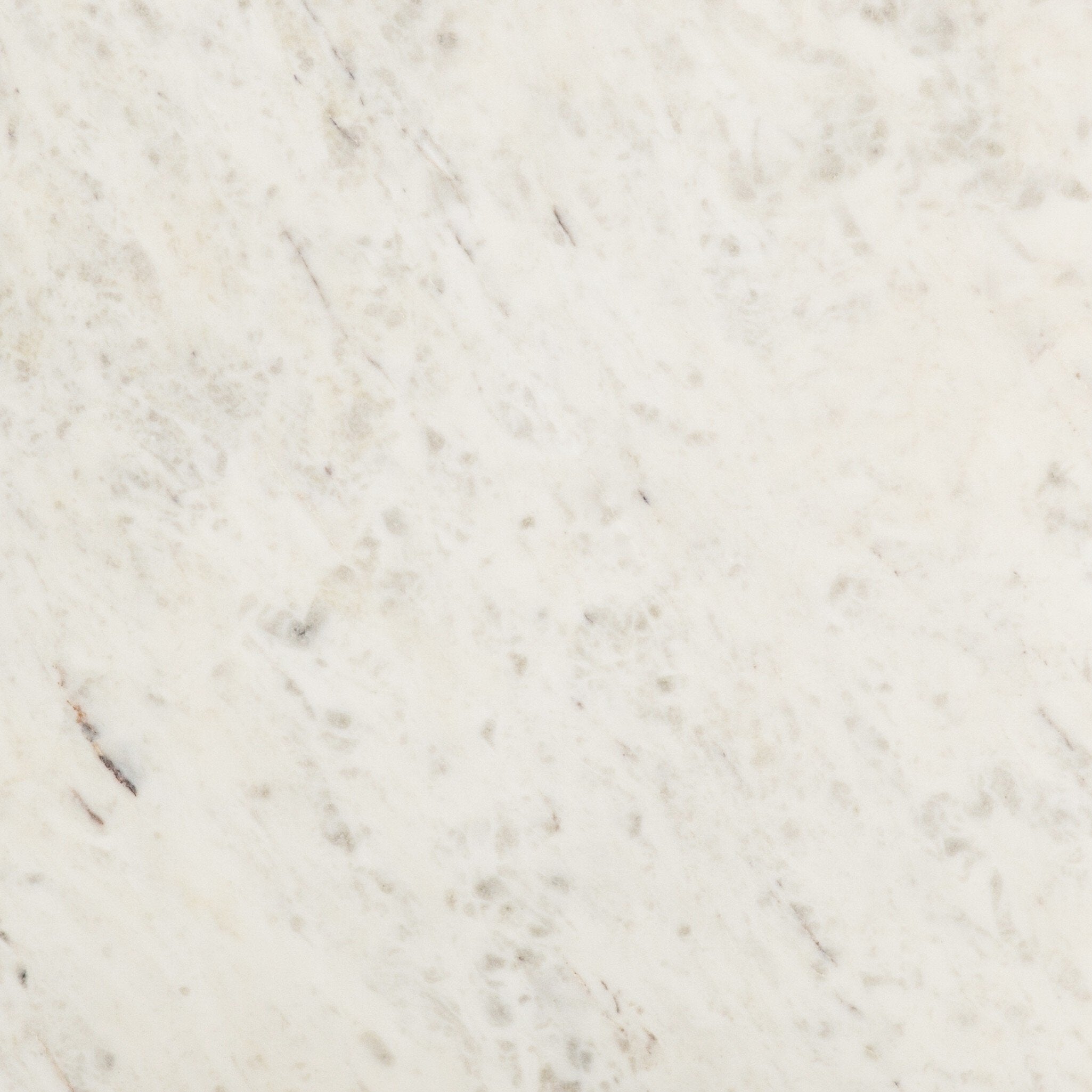 Four Hands Felix Nightstand — Antique Brass-Polished White Marble
