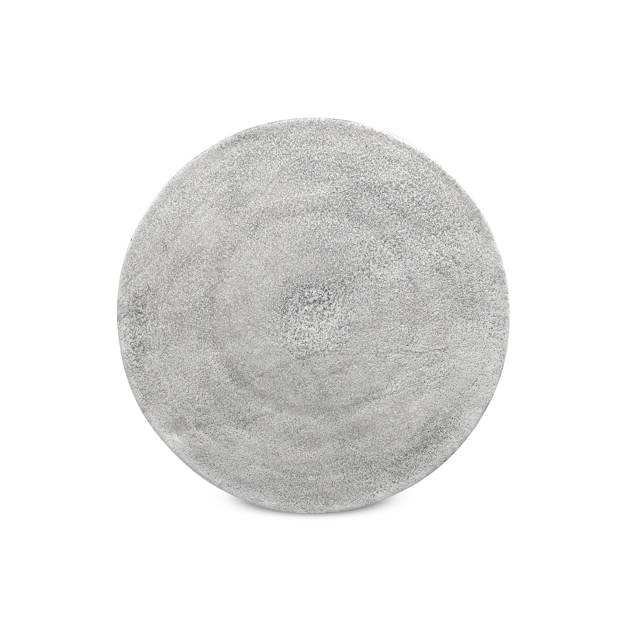 Four Hands Douglas End Table — Raw Antique Nickel