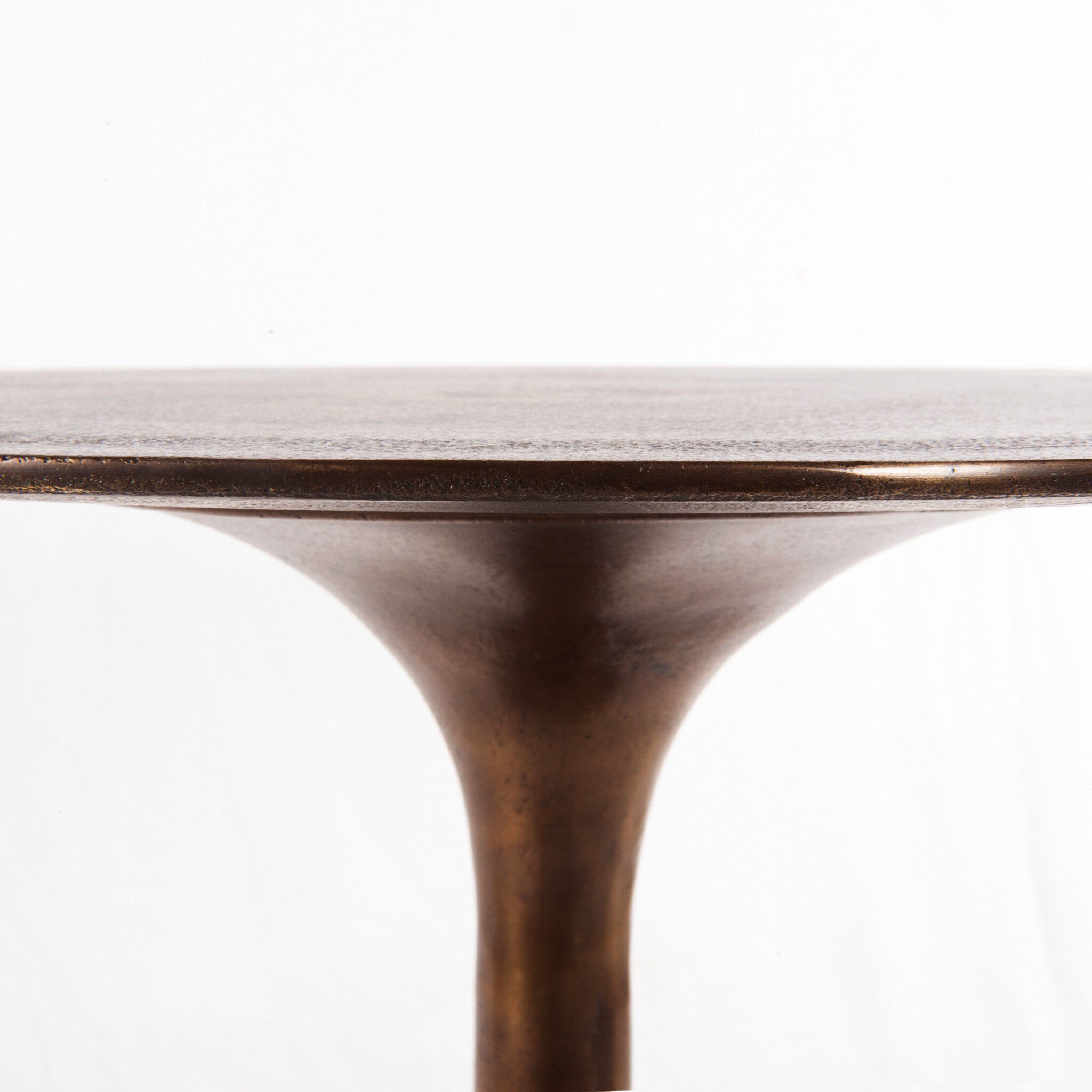 Four Hands Tulip Side Table — Antique Rust