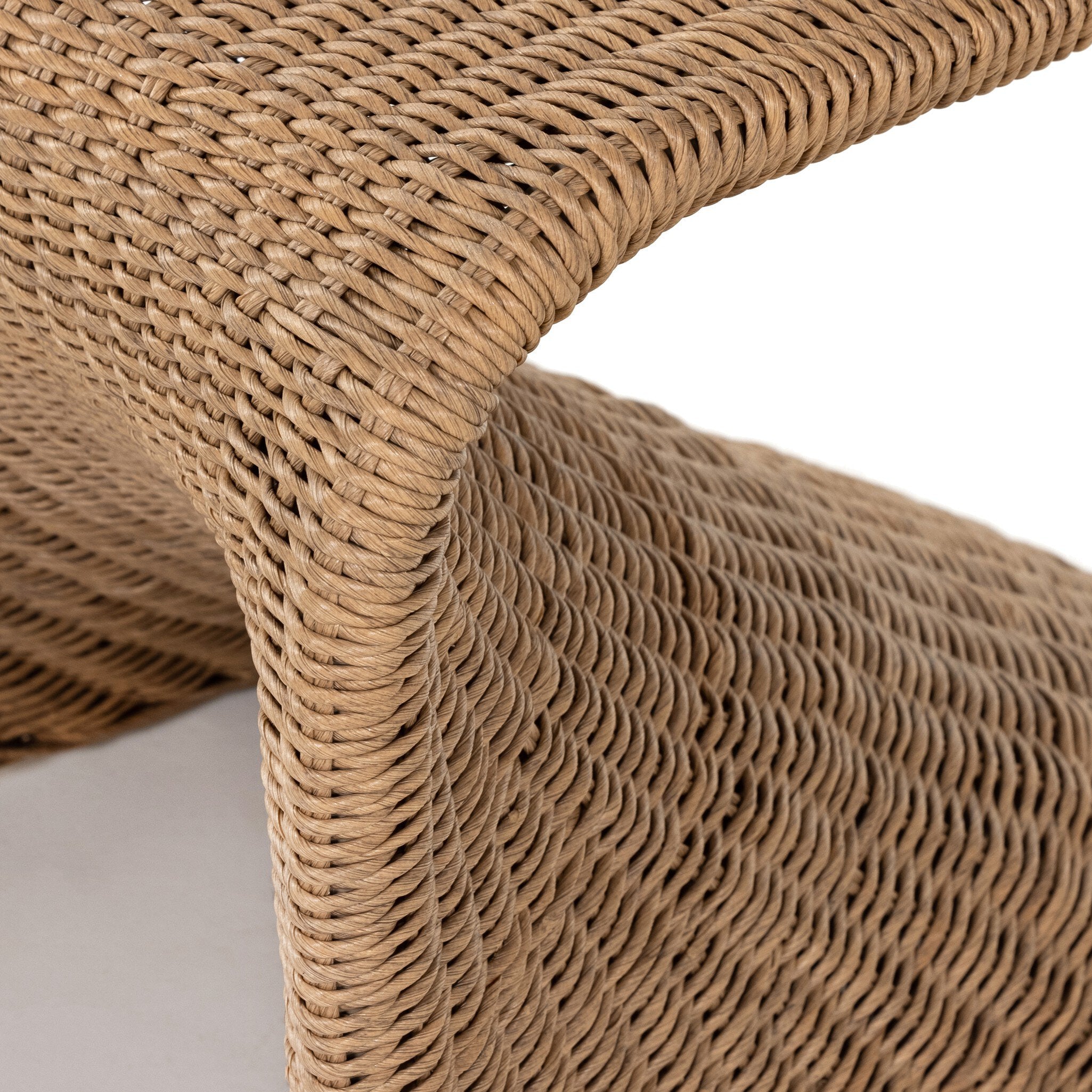 Four Hands Portia Outdoor Dining Chair — Vintage Natural