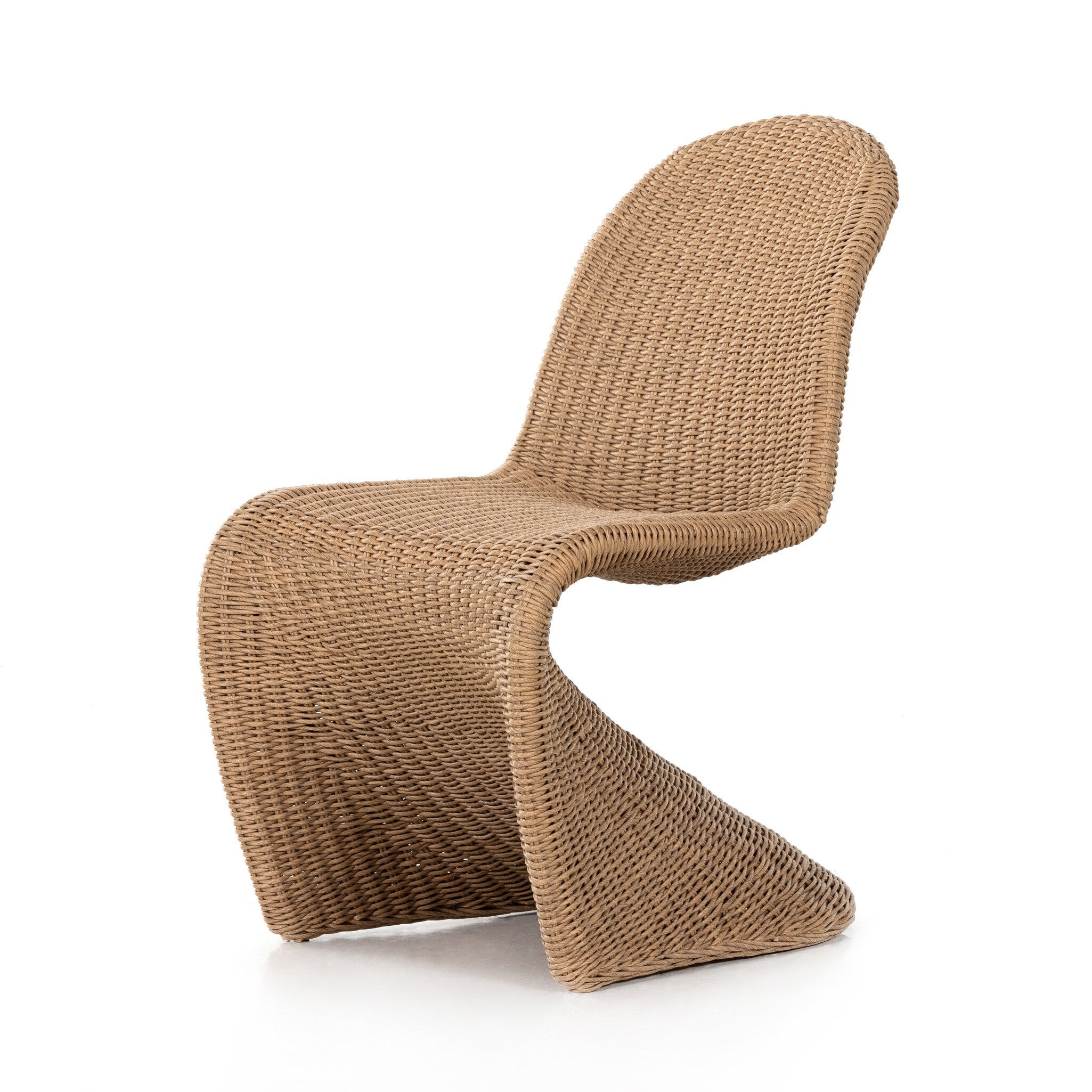 Four Hands Portia Outdoor Dining Chair — Vintage Natural