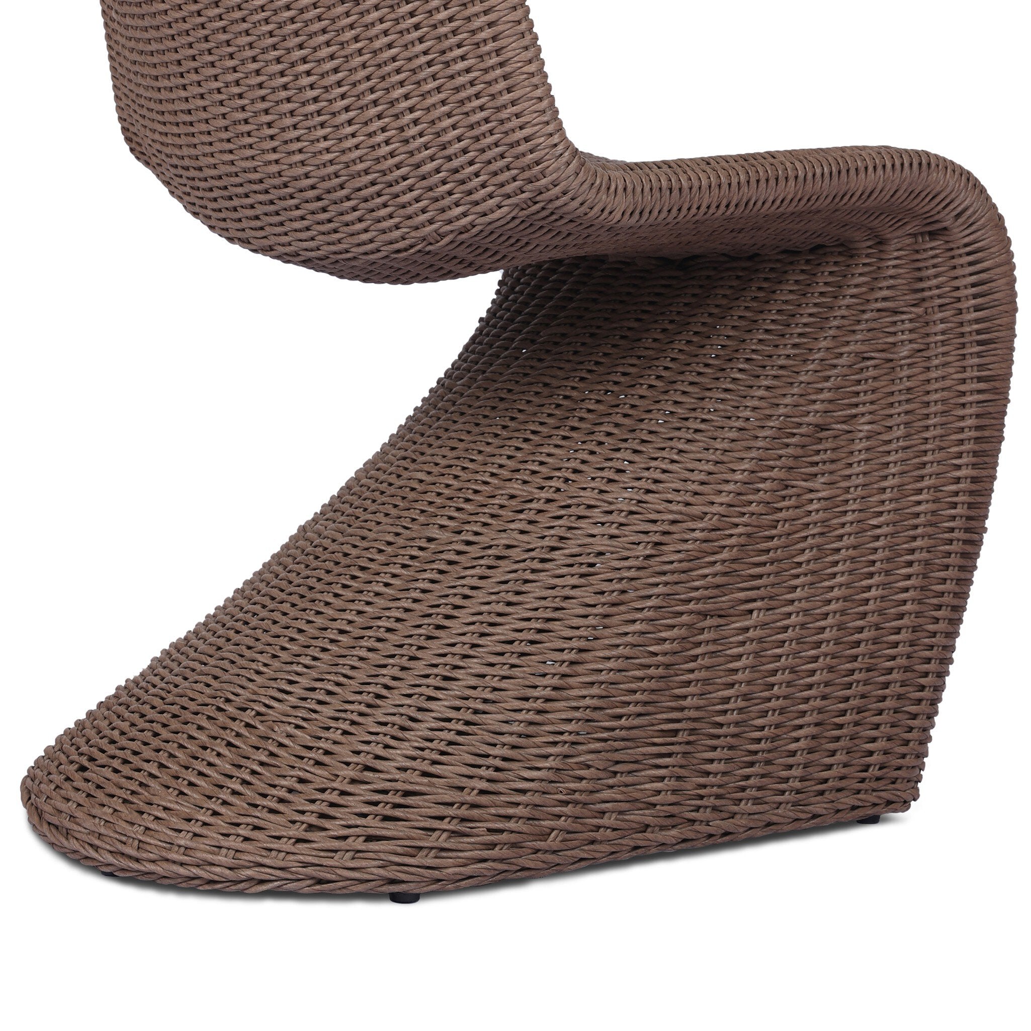 Four Hands Portia Outdoor Dining Chair — Tanned Weave