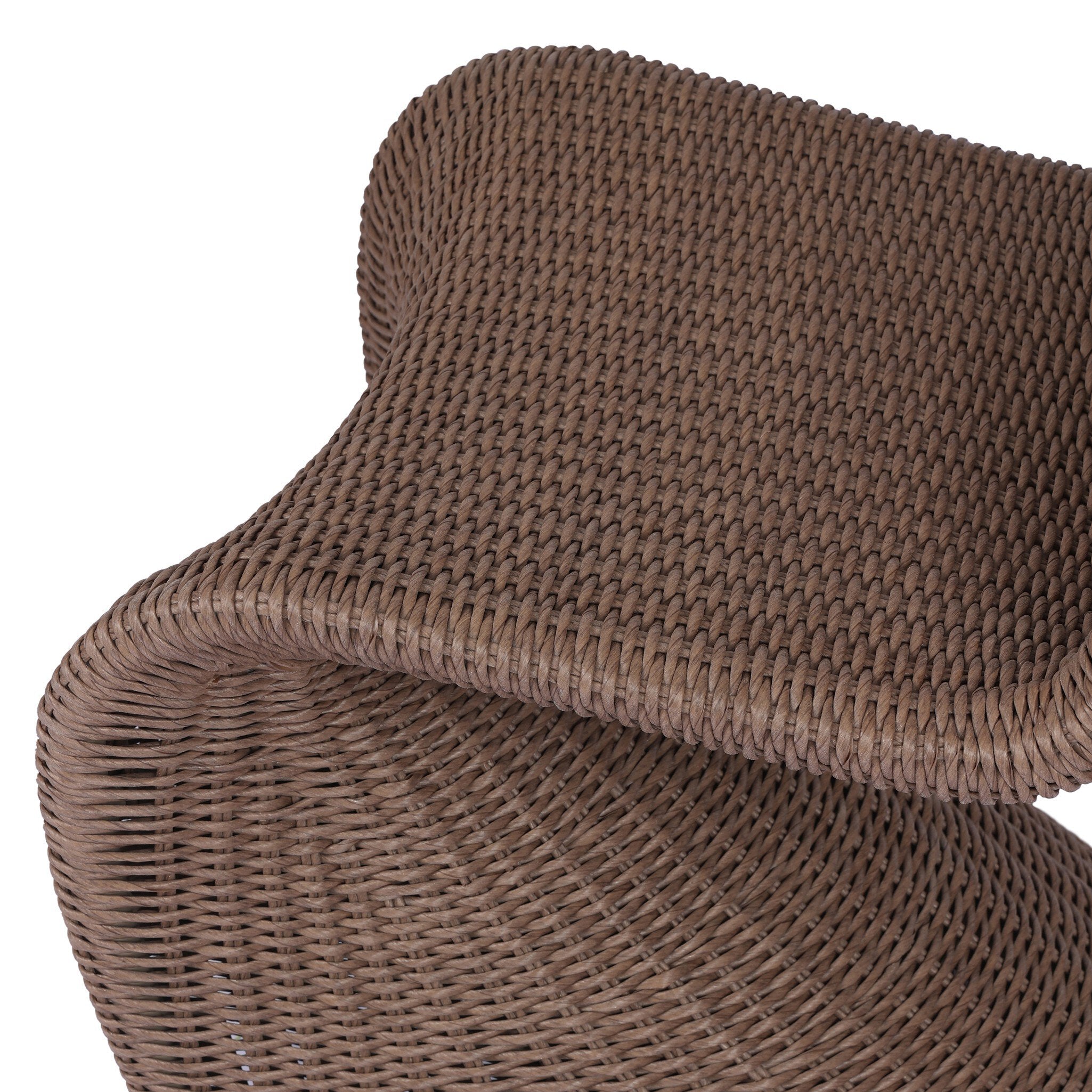 Four Hands Portia Outdoor Dining Chair — Tanned Weave