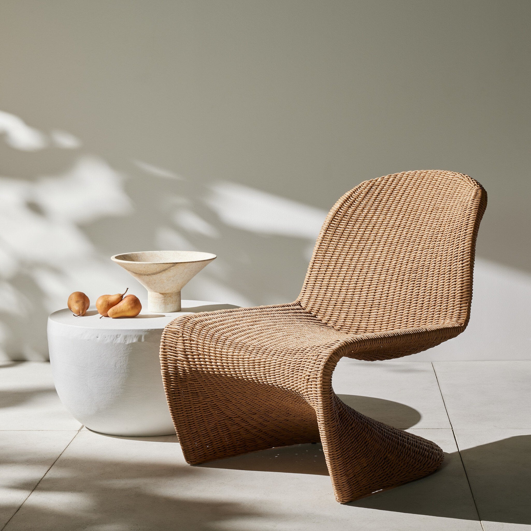Four Hands Portia Outdoor Occasional Chair — Vintage Natural