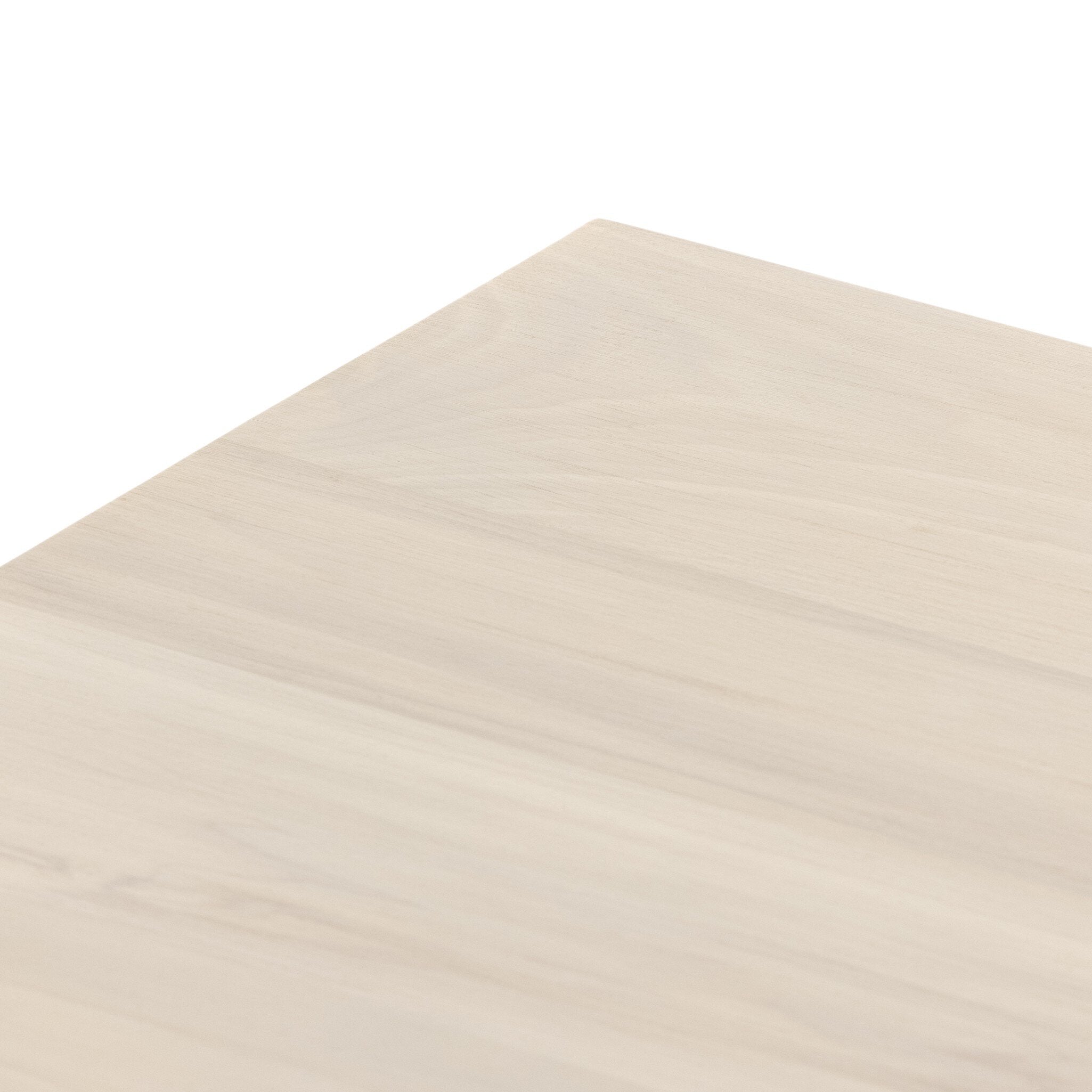 Four Hands Trey Modular Writing Desk — Dove Poplar-Natural Iron-Toffee Leather