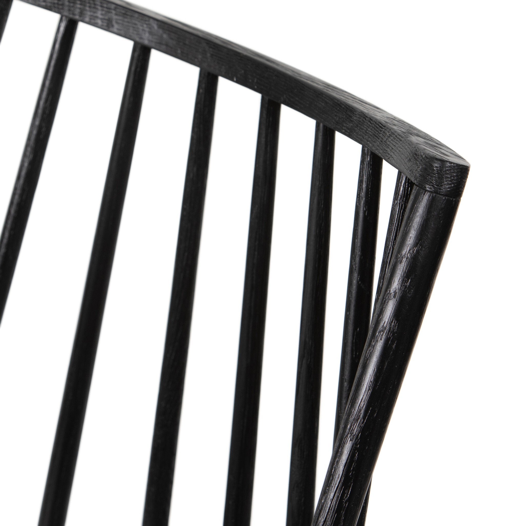 Four Hands Lewis Windsor Chair — Black Oak