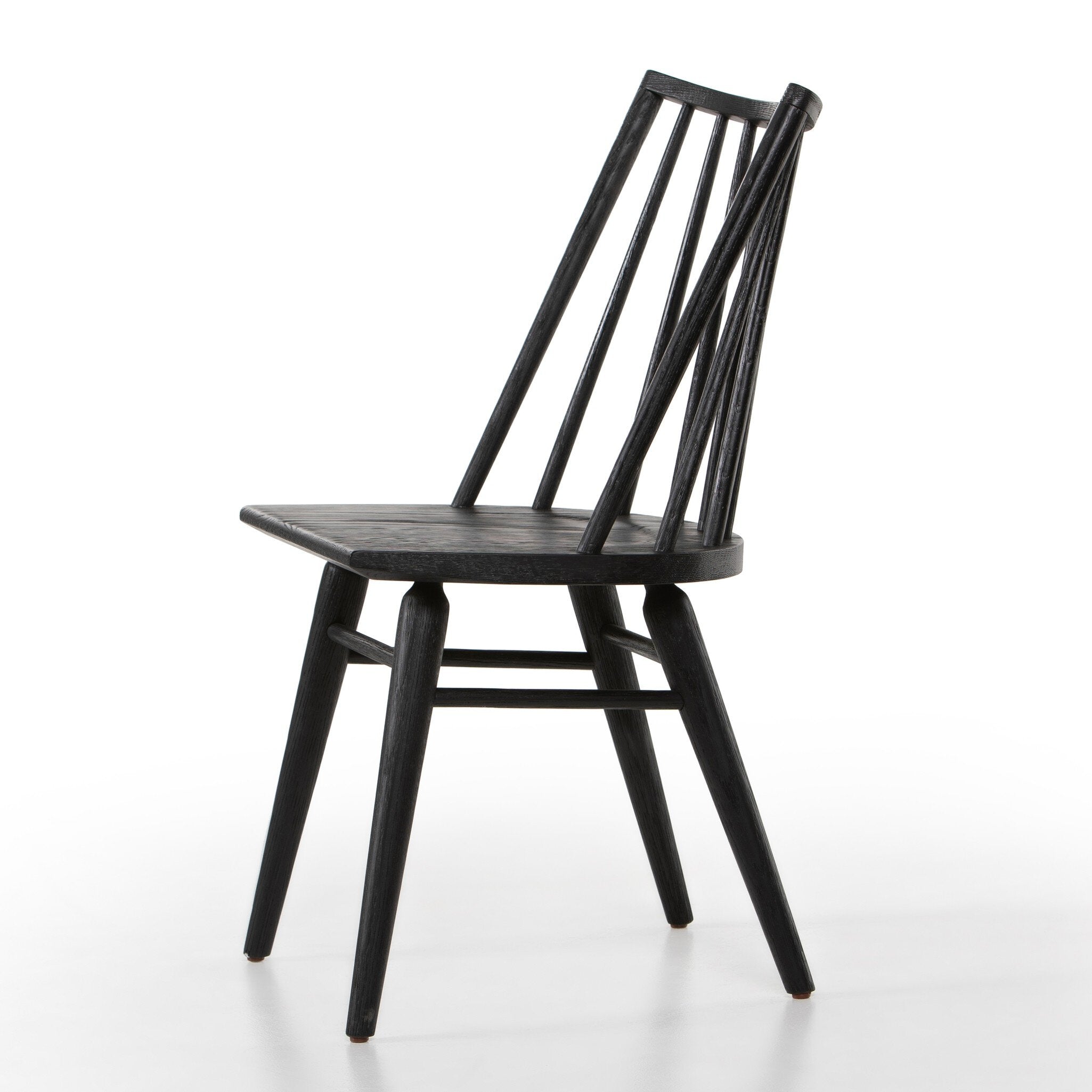 Four Hands Lewis Windsor Chair — Black Oak