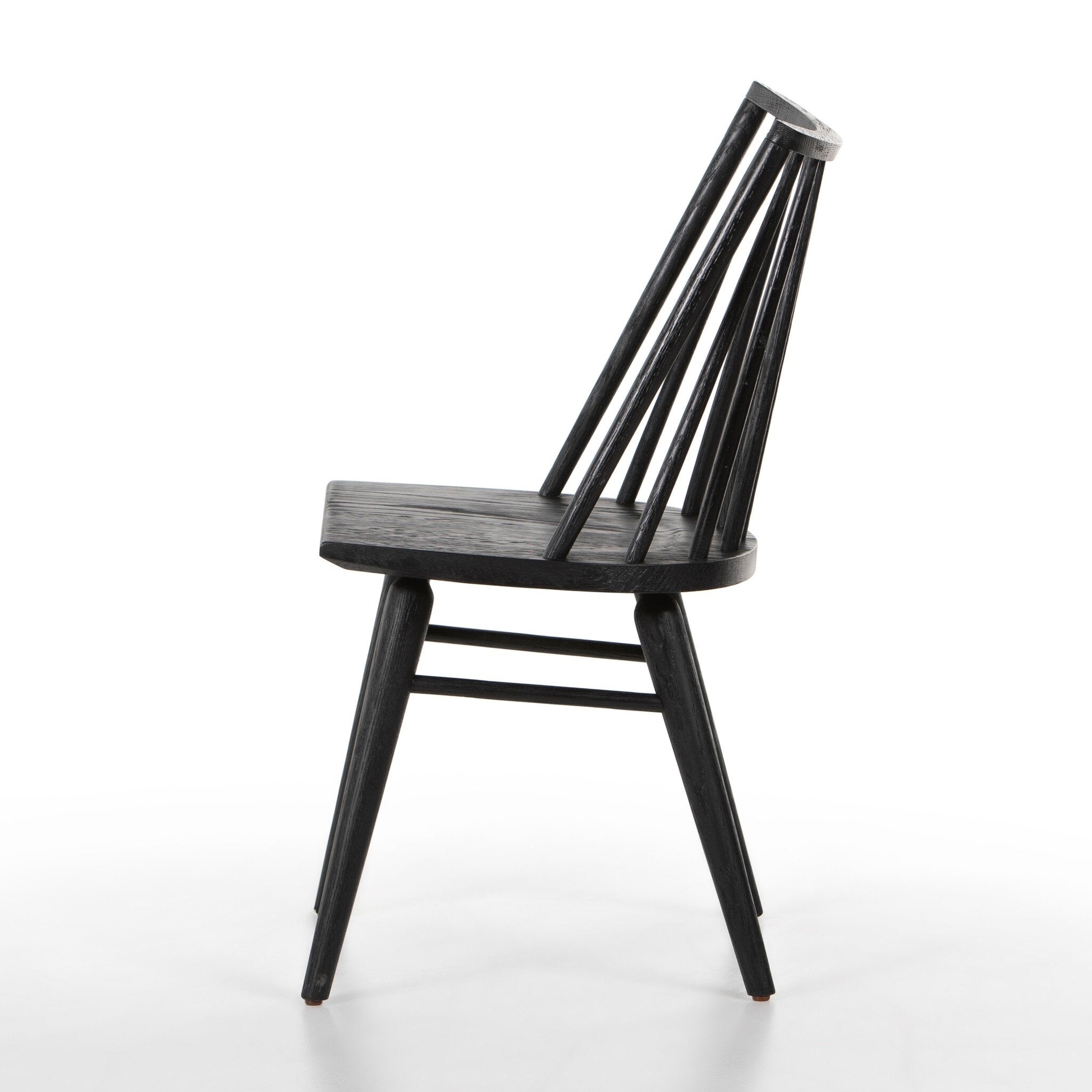 Four Hands Lewis Windsor Chair — Black Oak