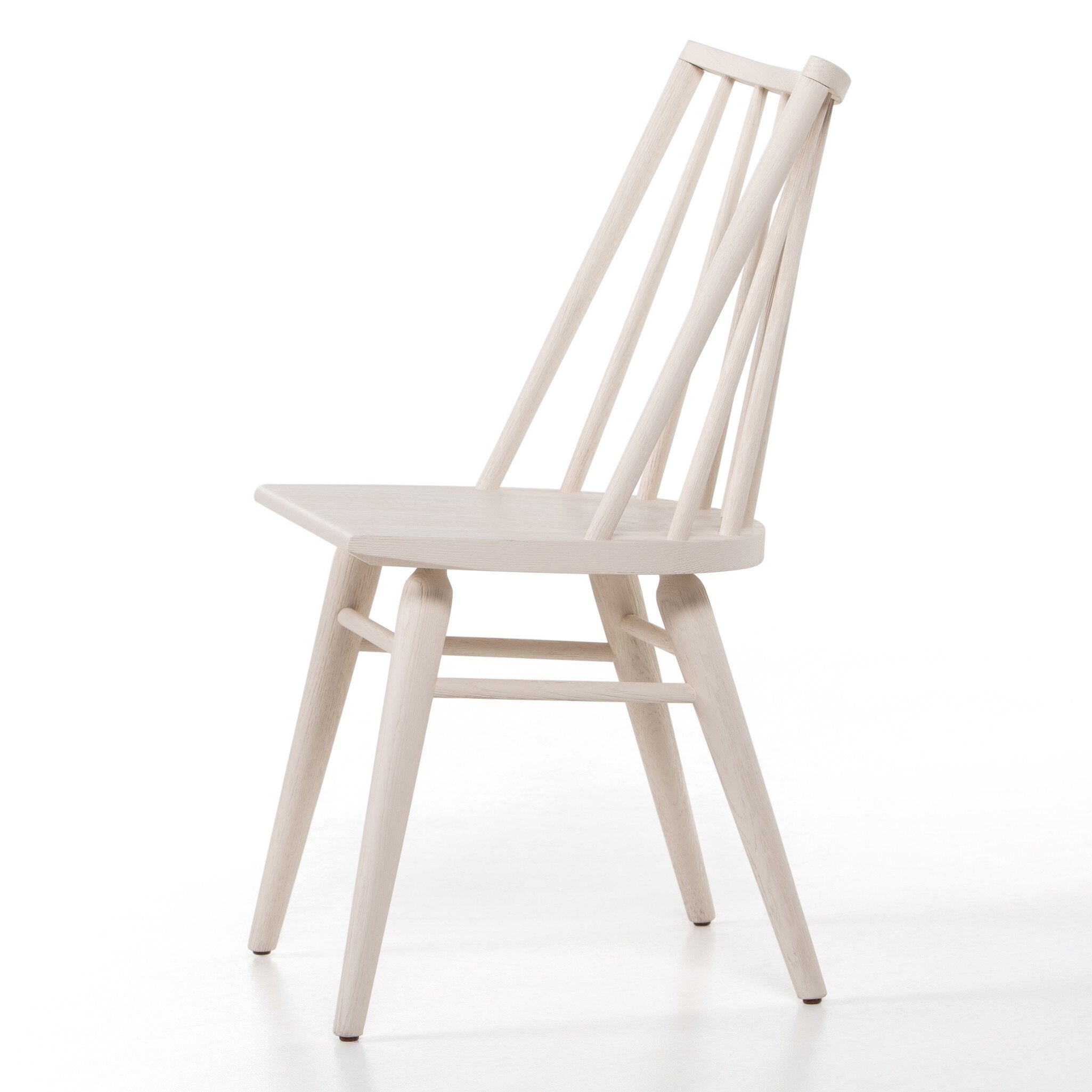Four Hands Lewis Windsor Chair — Off White Oak Solid