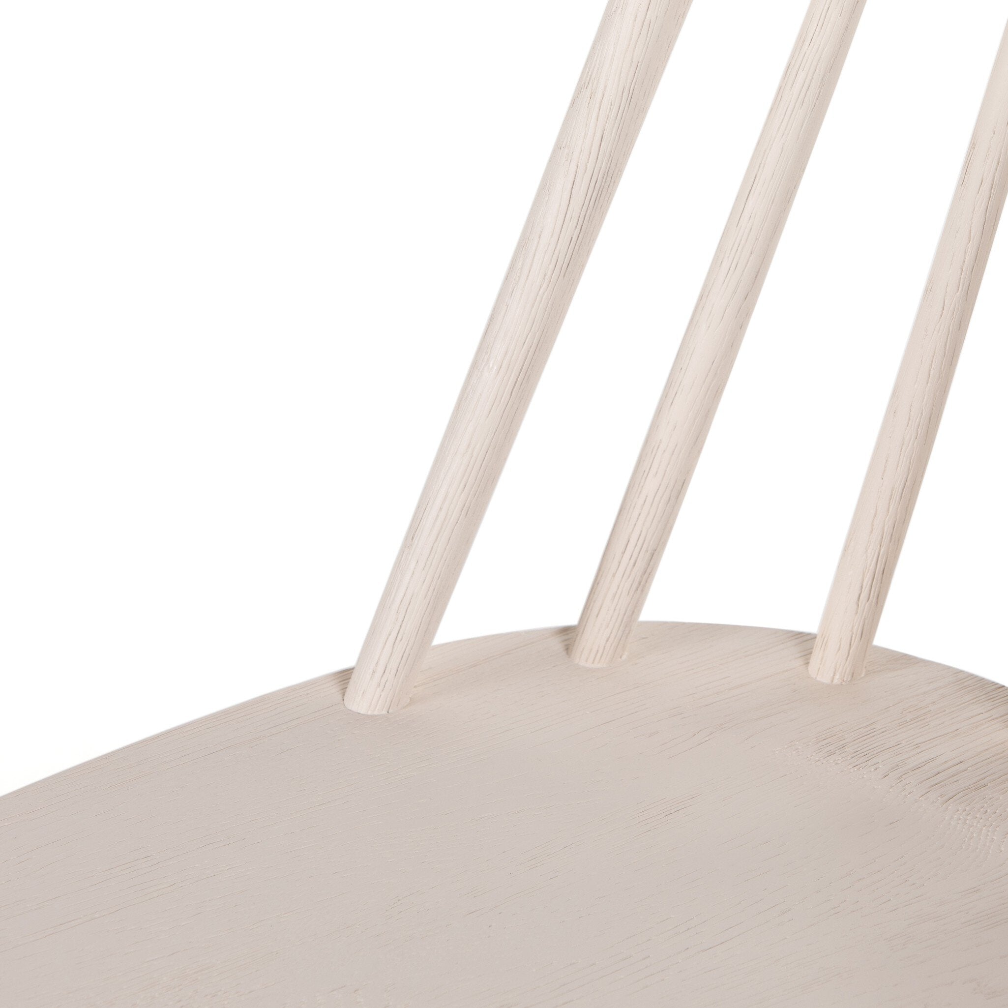 Four Hands Lewis Windsor Chair — Off White Oak Solid