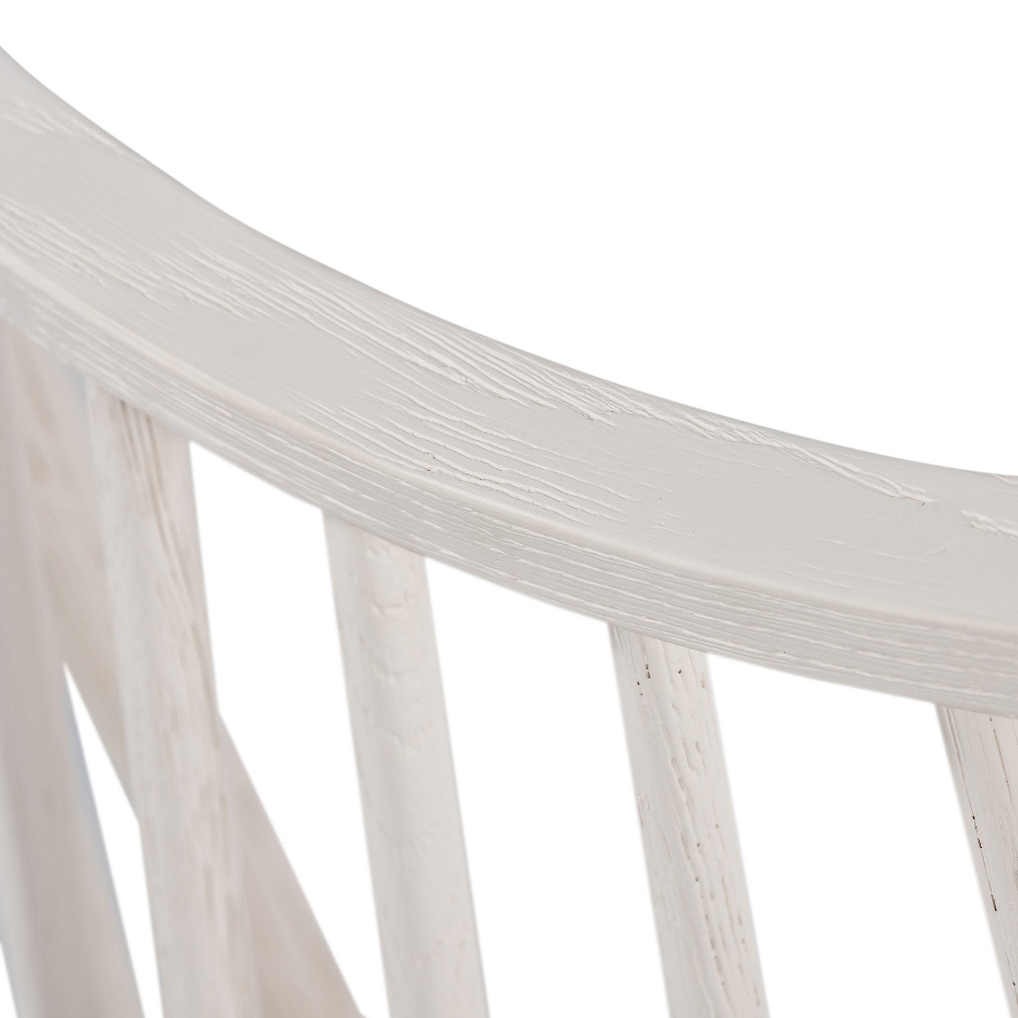 Four Hands Lewis Windsor Chair — Off White Oak Solid