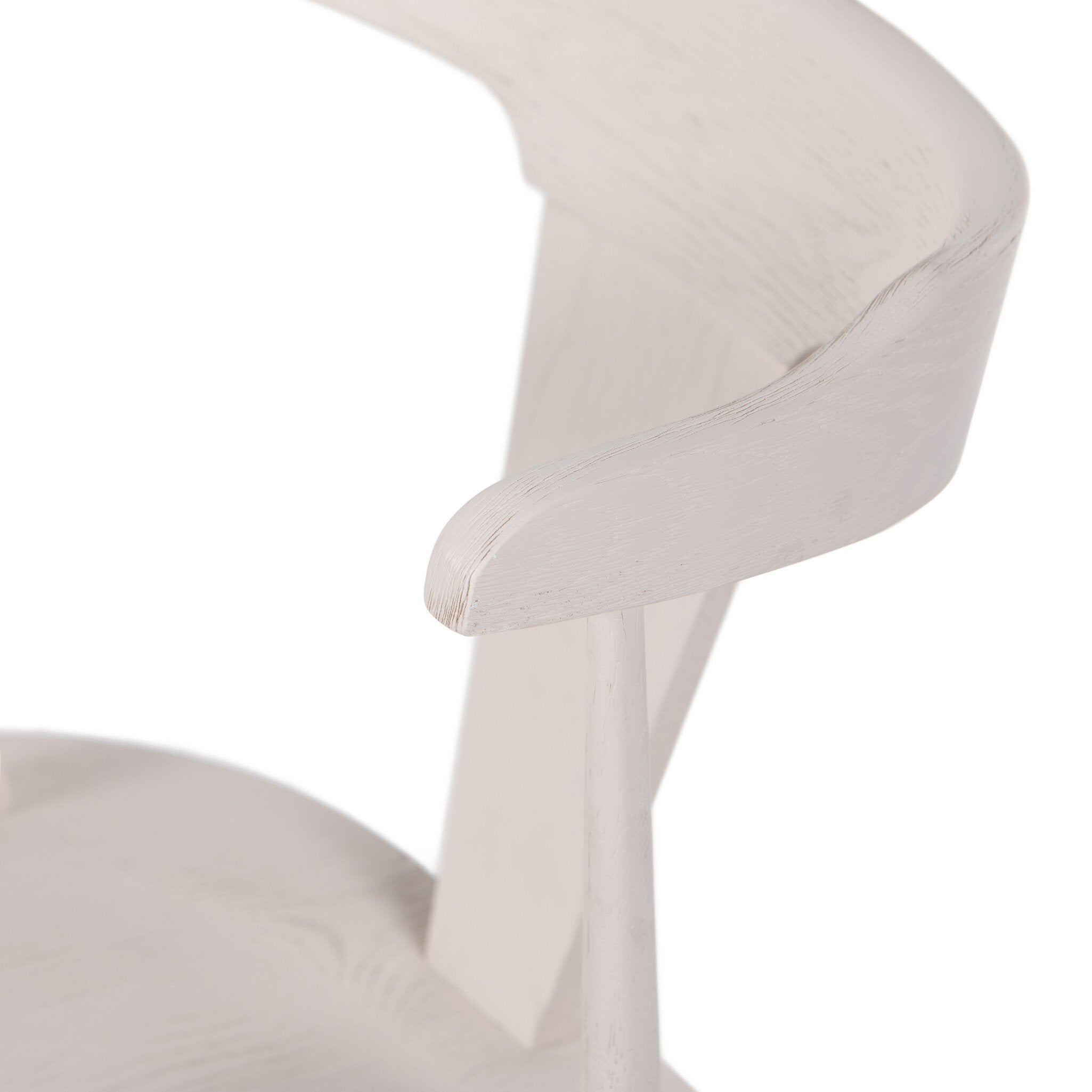 Four Hands Ripley Dining Chair — Off White Oak Solid-Off White Oak Veneer