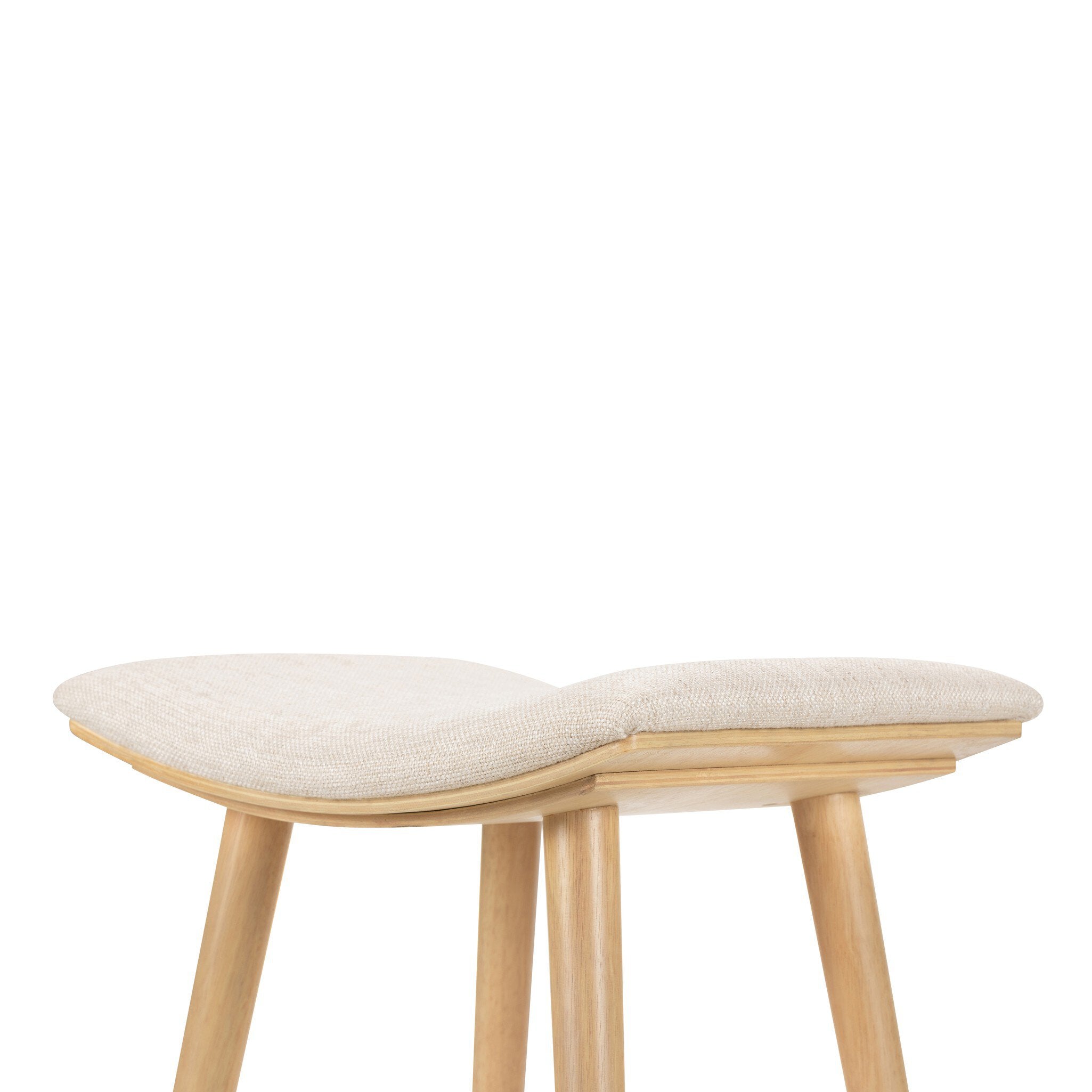 Four Hands Union Bar + Counter Stool — Essence Natural-Light Natural Parawood-Counter