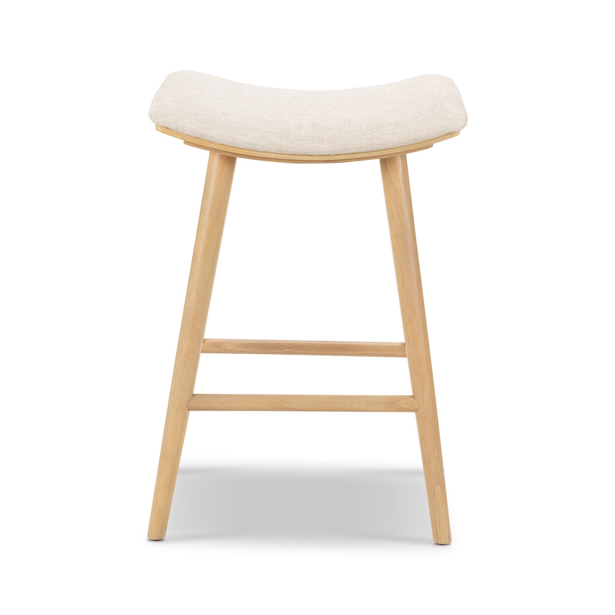 Four Hands Union Bar + Counter Stool — Essence Natural-Light Natural Parawood-Counter