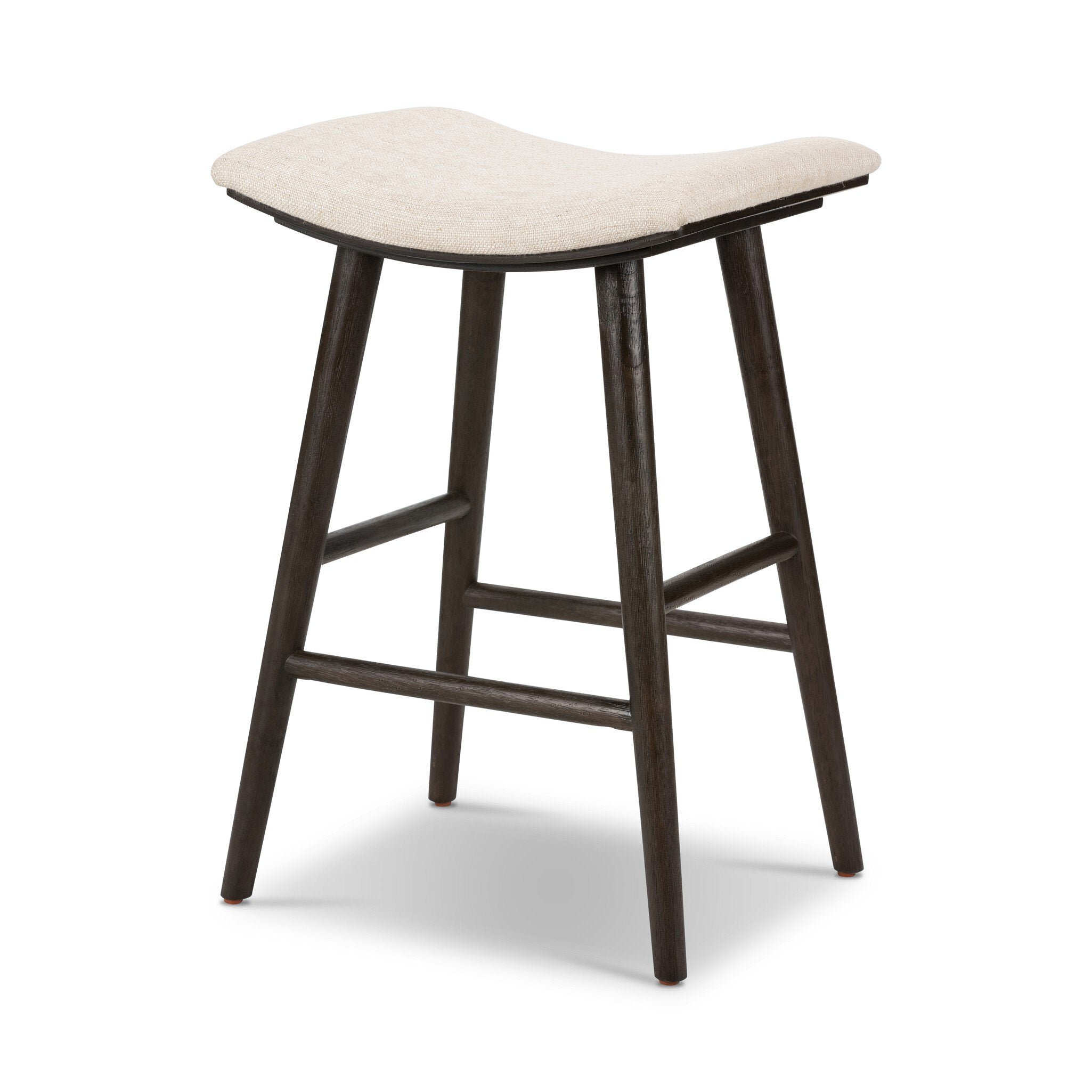 Four Hands Union Bar + Counter Stool — Essence Natural-Light Carbon Parawood-Counter