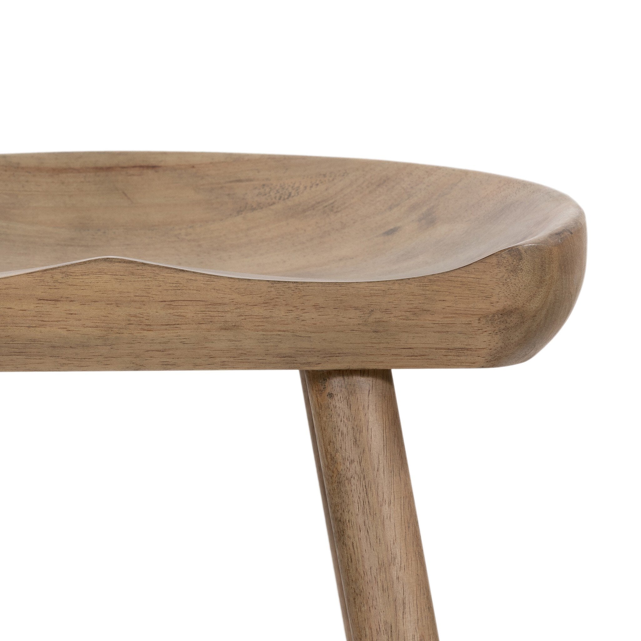 Four Hands Barrett Bar + Counter Stool — Natural Matte-Matte Black Iron-Counter