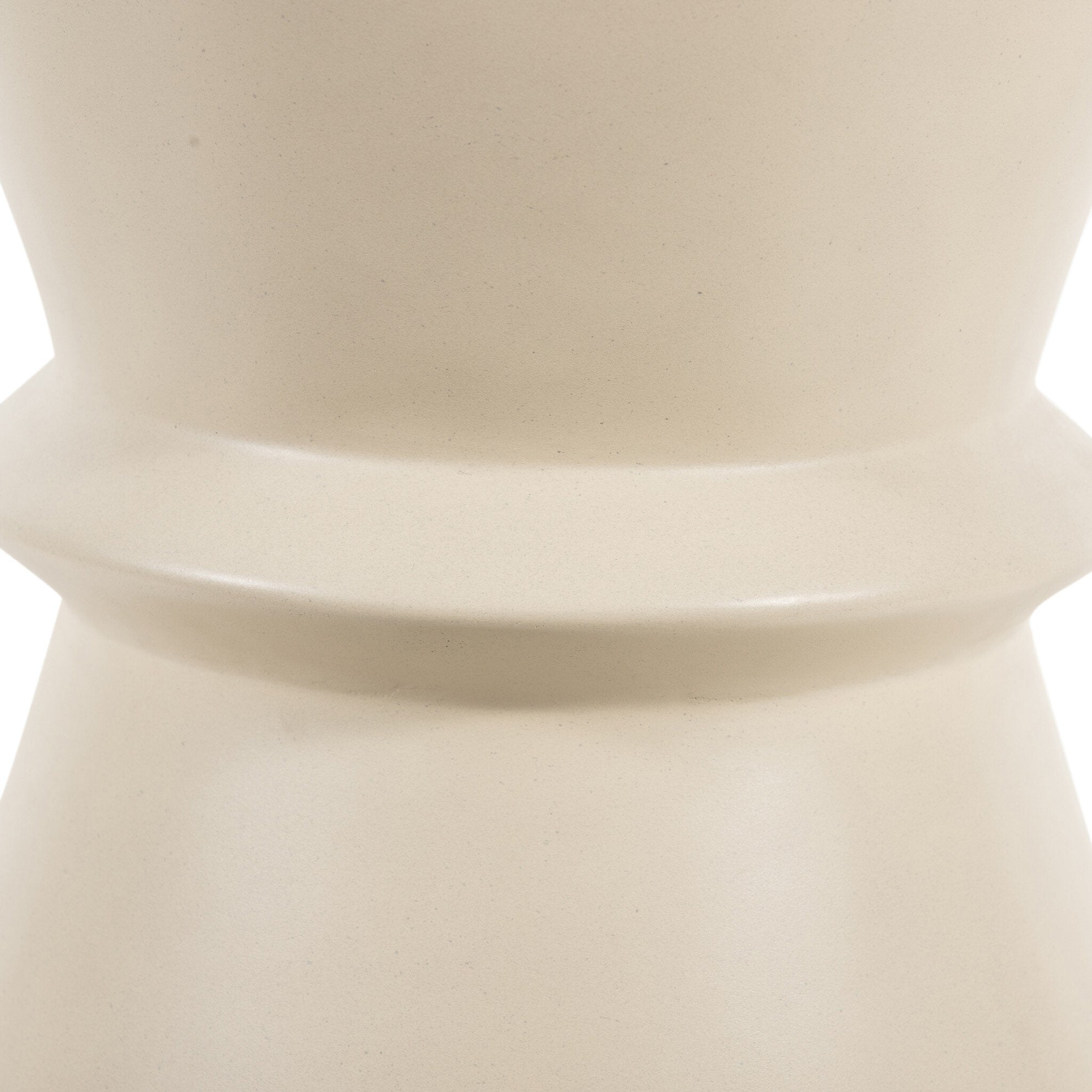 Four Hands Lina End Table — Parchment White