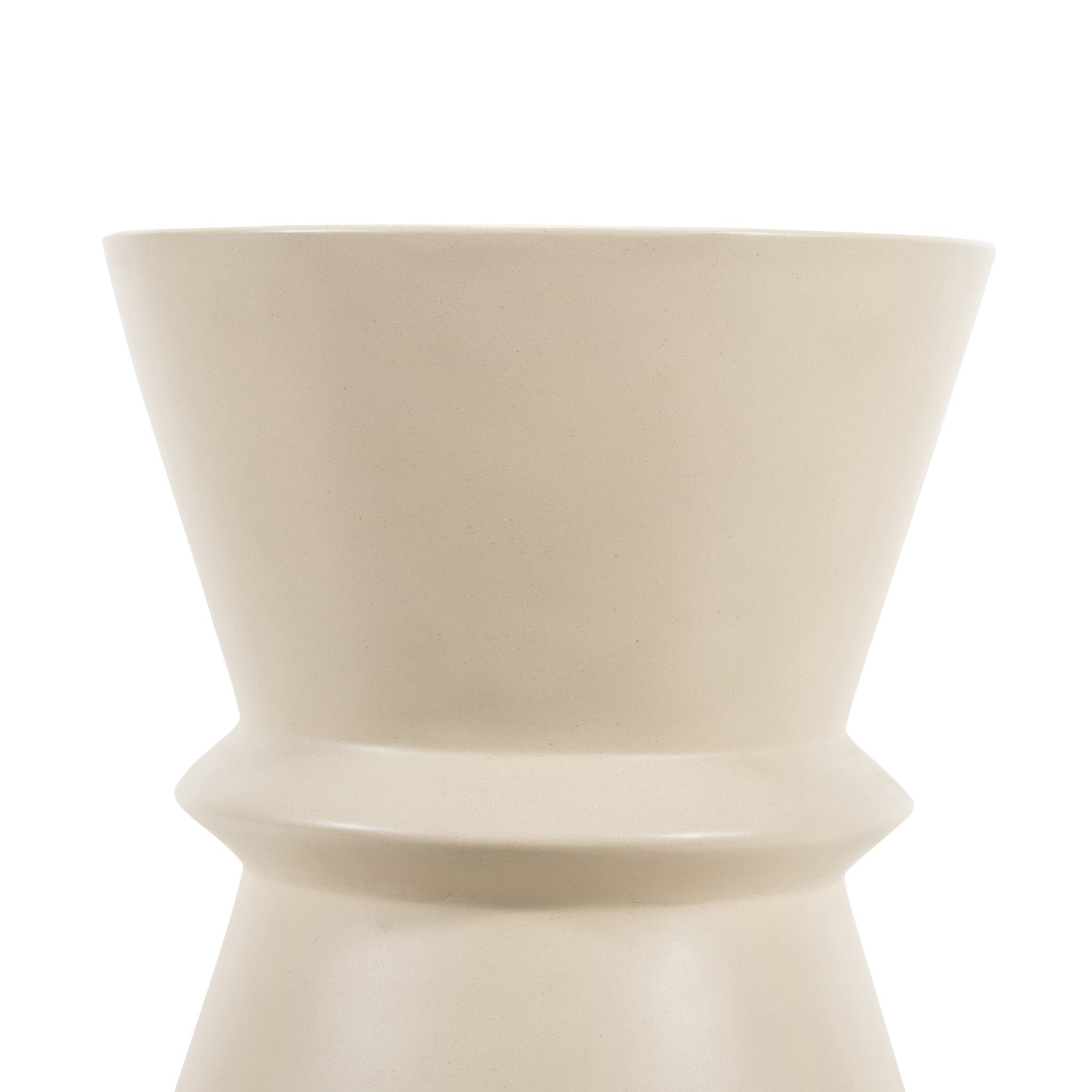 Four Hands Lina End Table — Parchment White