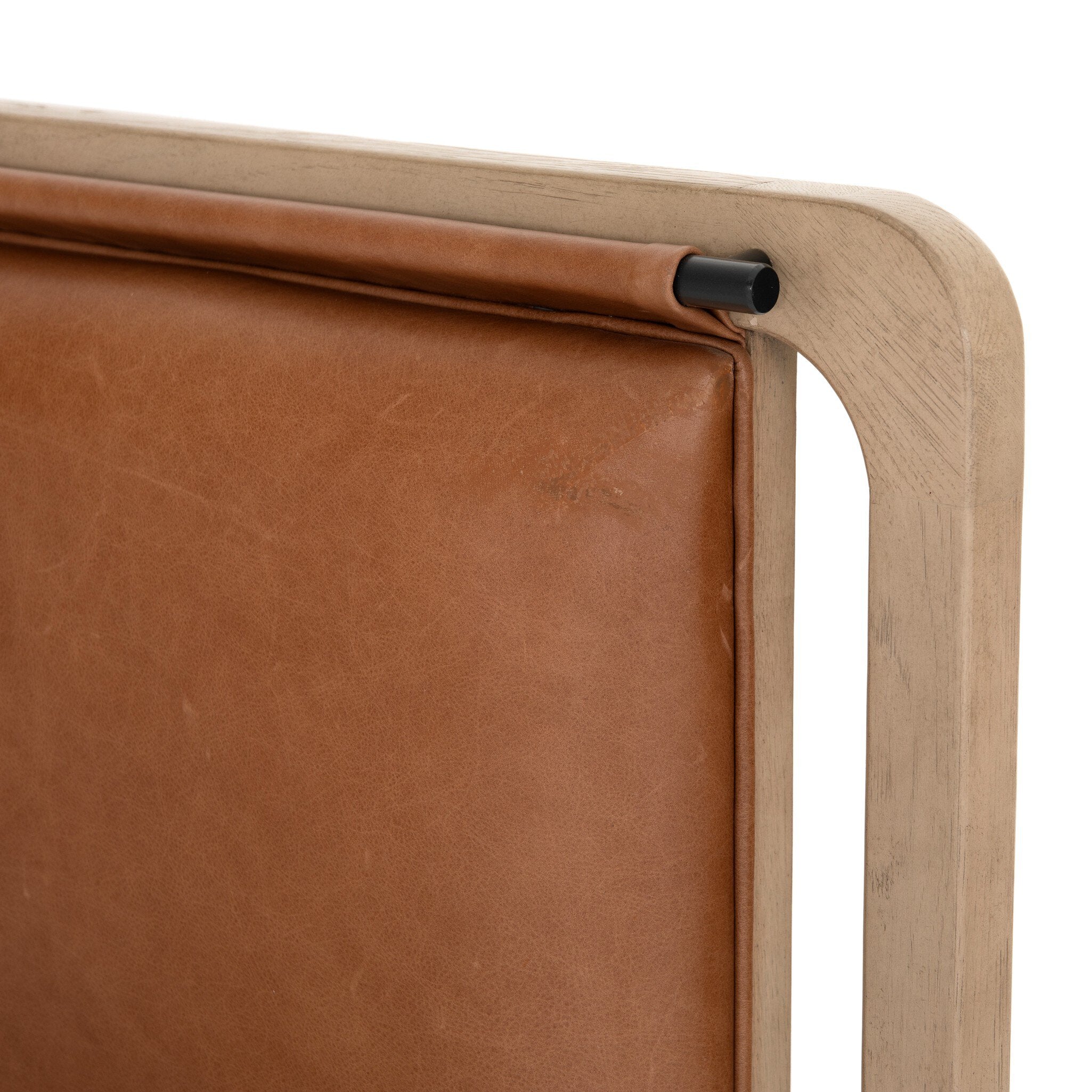 Four Hands Rosedale Bed — Yucca Oak Veneer-Chaps Sand-Yucca Oak-Queen