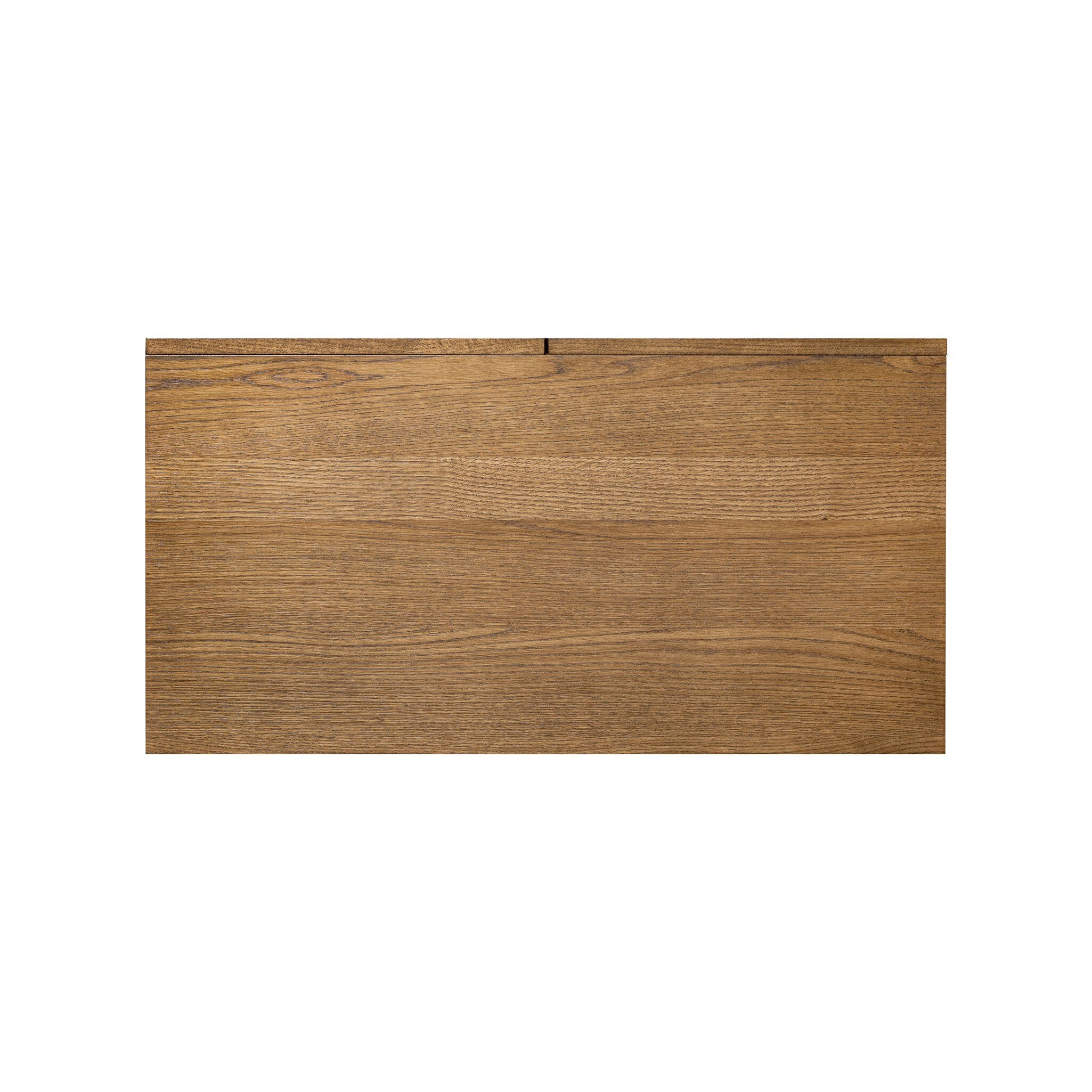 Four Hands Rosedale 6 Drawer Tall Dresser — Amber Oak-Chaps Ebony-Burnished Bronze