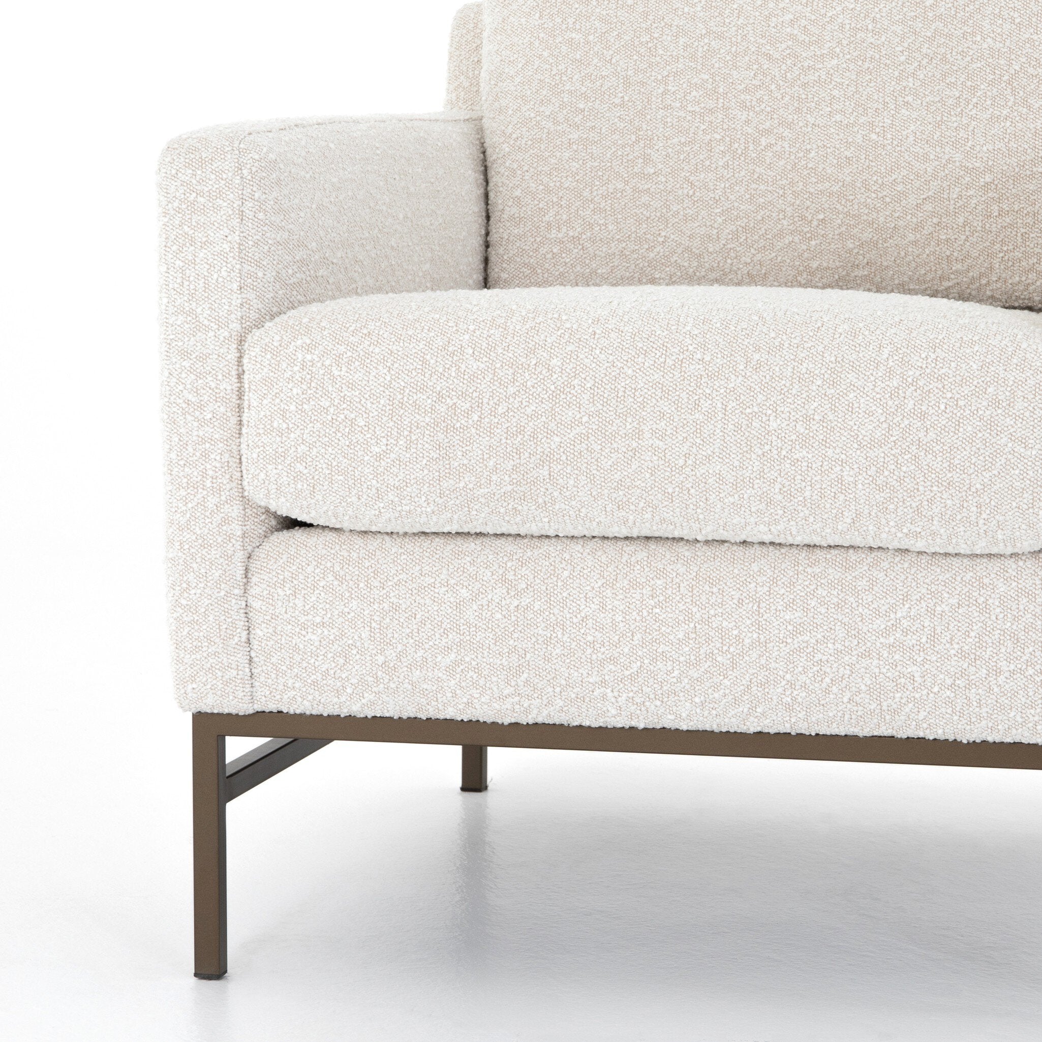 Four Hands Vanna Chair — Knoll Natural-Aged Bronze