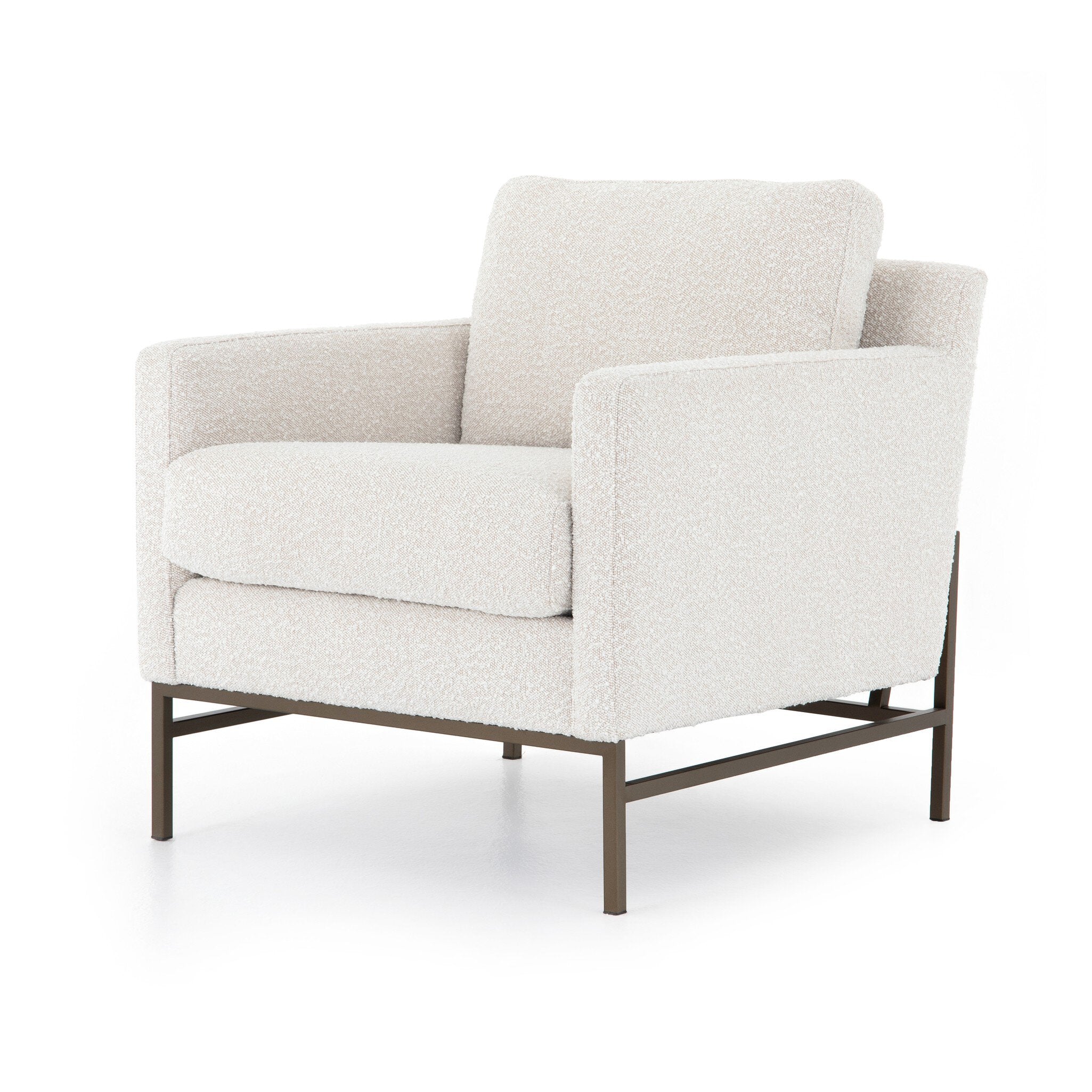 Four Hands Vanna Chair — Knoll Natural-Aged Bronze