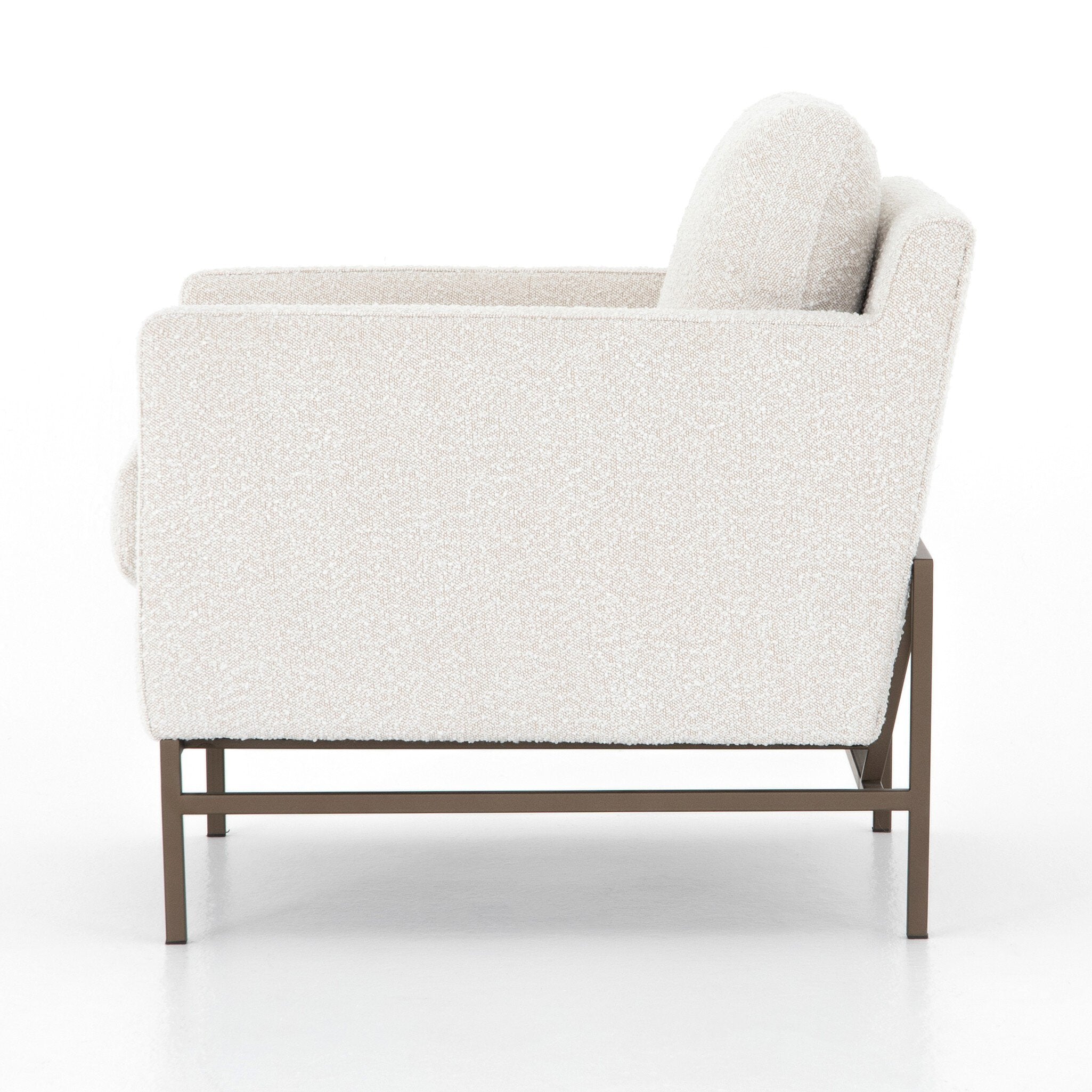 Four Hands Vanna Chair — Knoll Natural-Aged Bronze