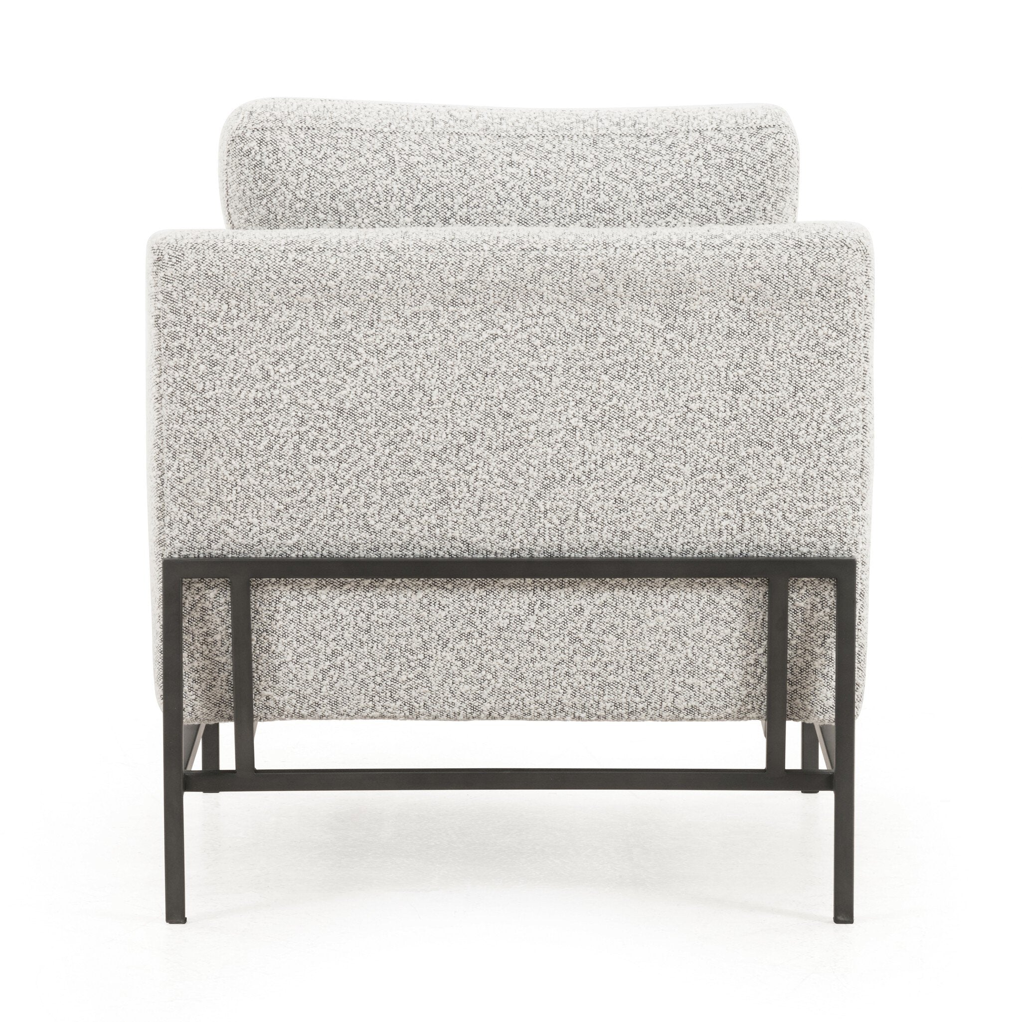 Four Hands Vanna Chair — Knoll Domino-Carbon Ebony