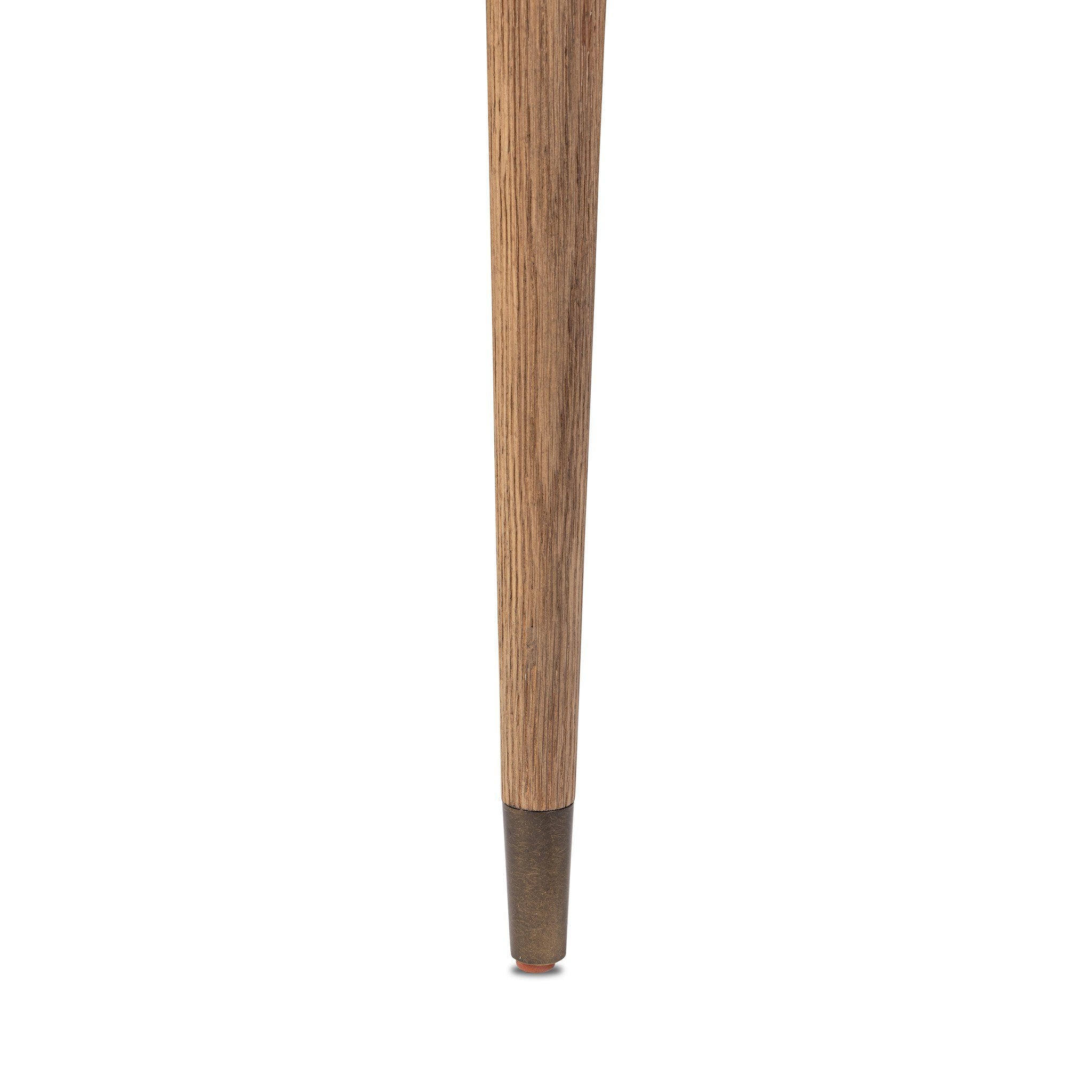 Four Hands Waldon Dining Chair — Altair Sienna-Drifted Oak-Brushed Brass