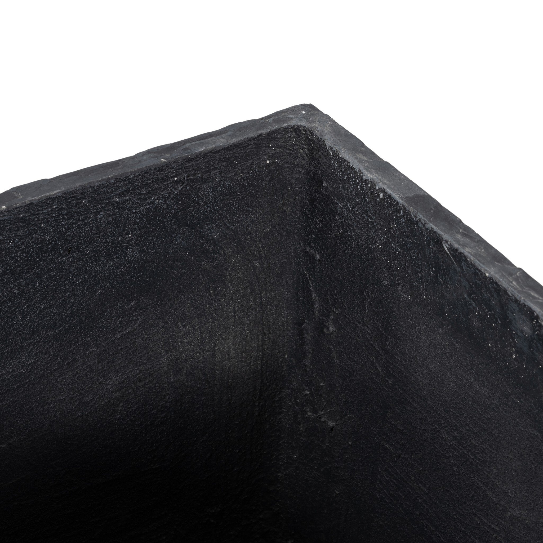 Four Hands Ely Planter — Dark Slate-Slate Brass Concrete