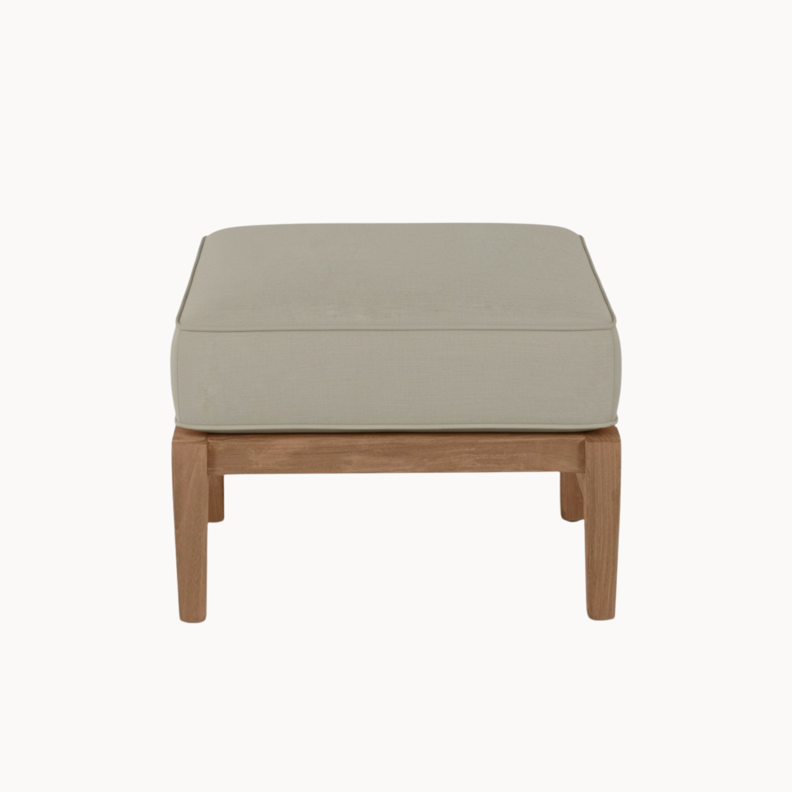 Croquet Teak Ottoman