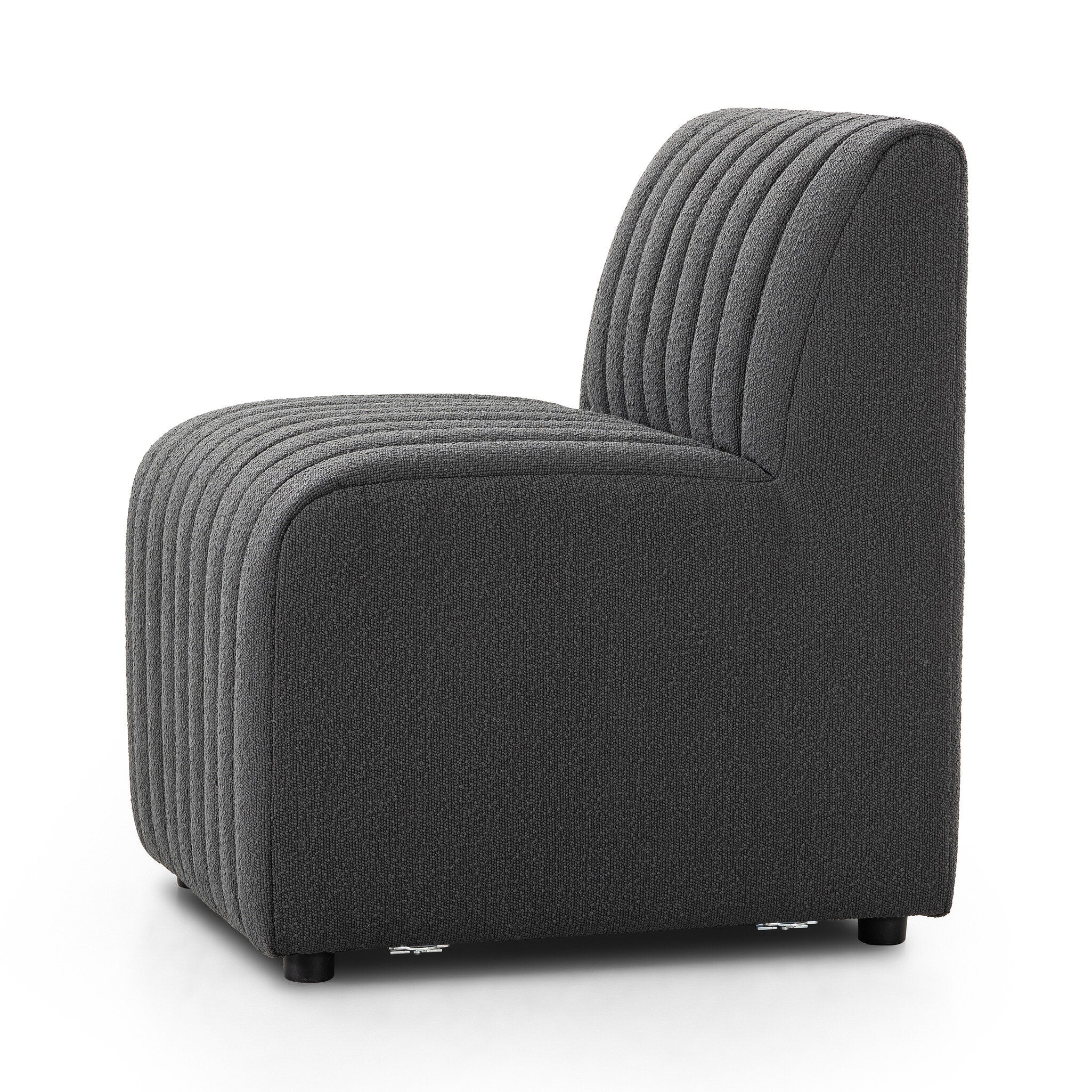 Four Hands Build Your Own: Augustine Dining Banquette — FIQA Boucle Charcoal