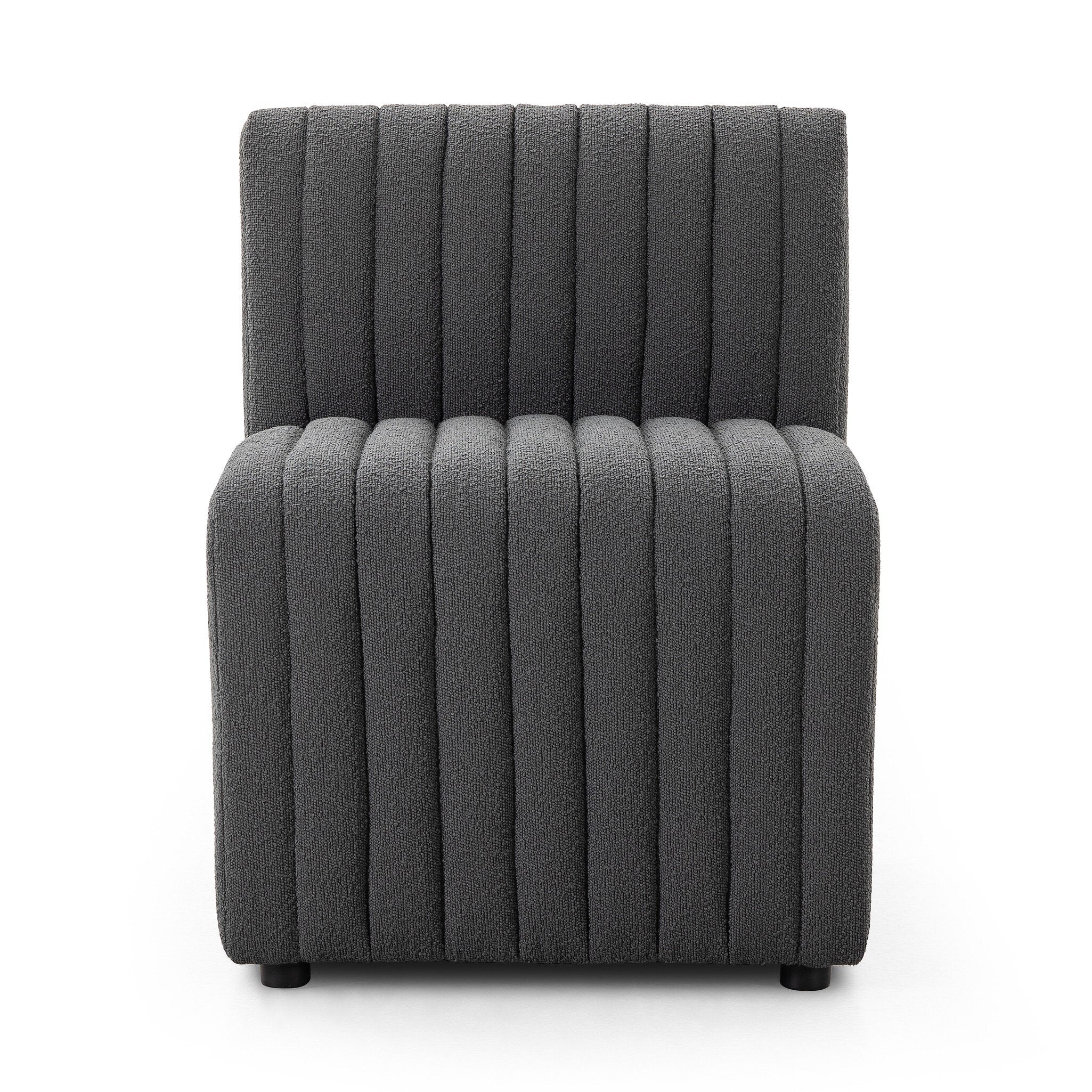 Four Hands Build Your Own: Augustine Dining Banquette — FIQA Boucle Charcoal