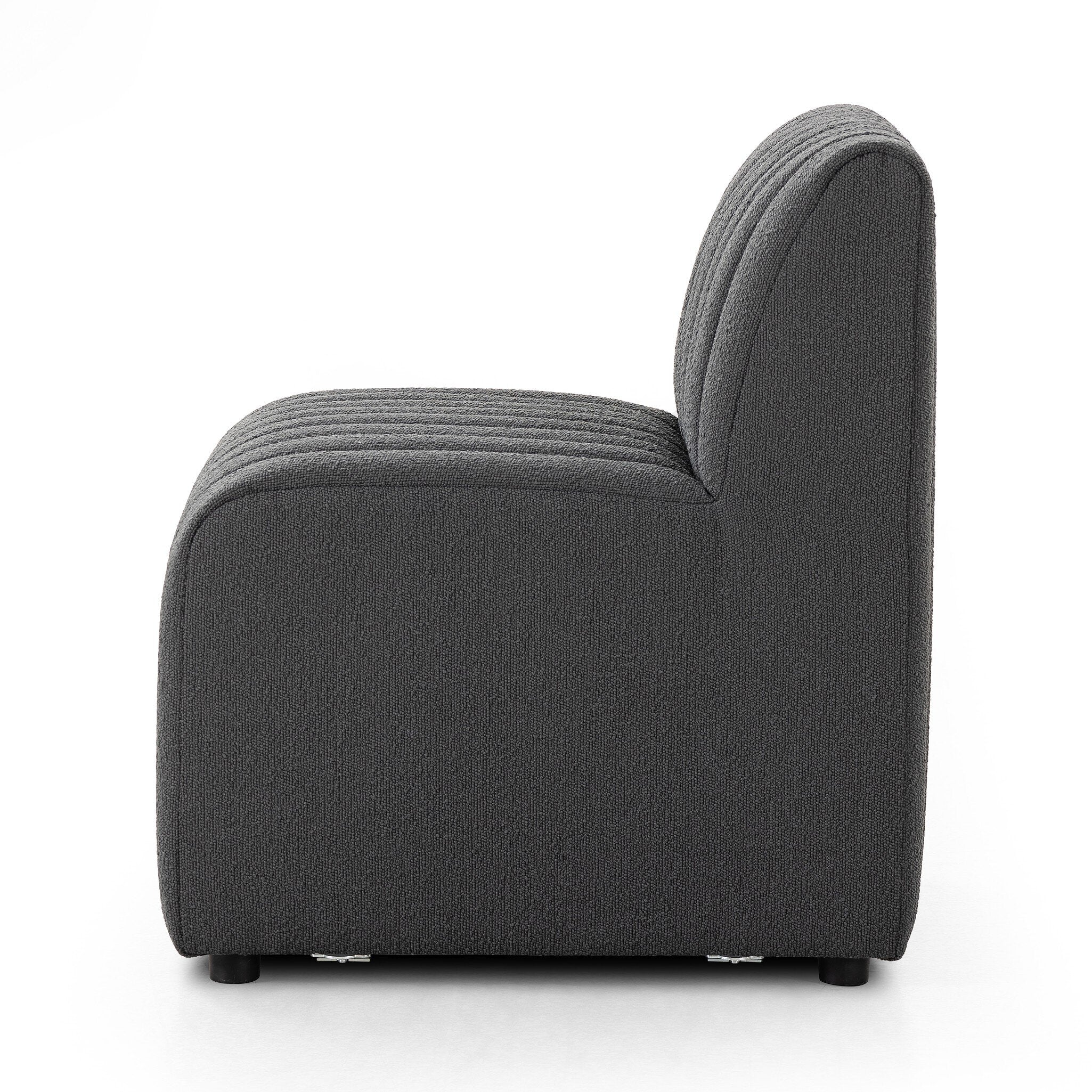 Four Hands Build Your Own: Augustine Dining Banquette — FIQA Boucle Charcoal